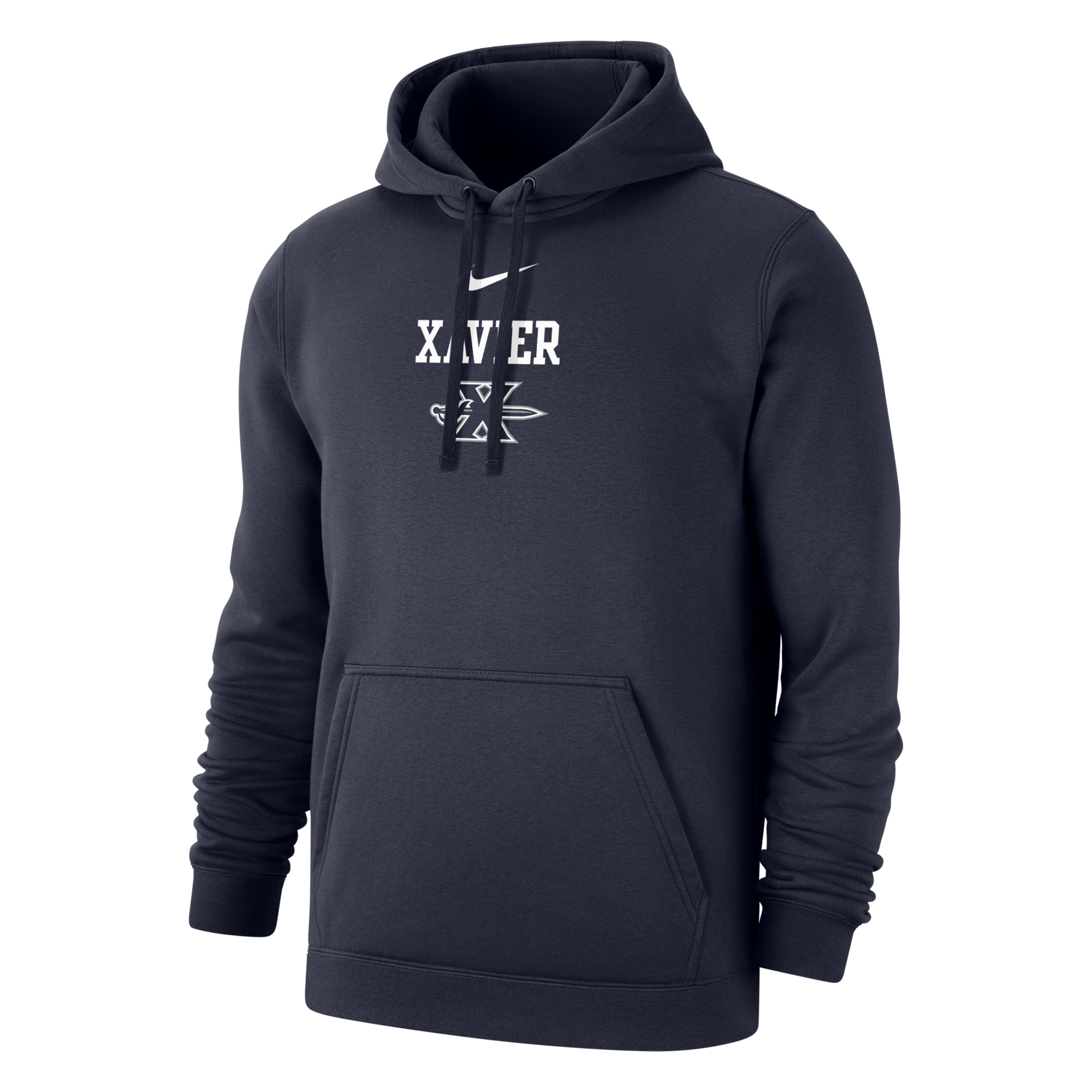 Nike Xavier Club Fleece  Men's College Hoodie In Black