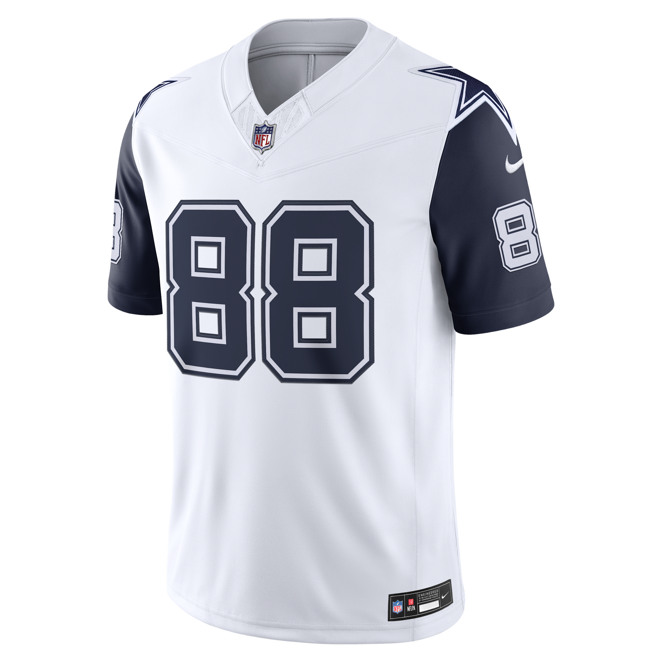 Nike Men's CeeDee Lamb White Dallas Cowboys Alternate Vapor F.u.s.e. Stitched Limited Jersey - White