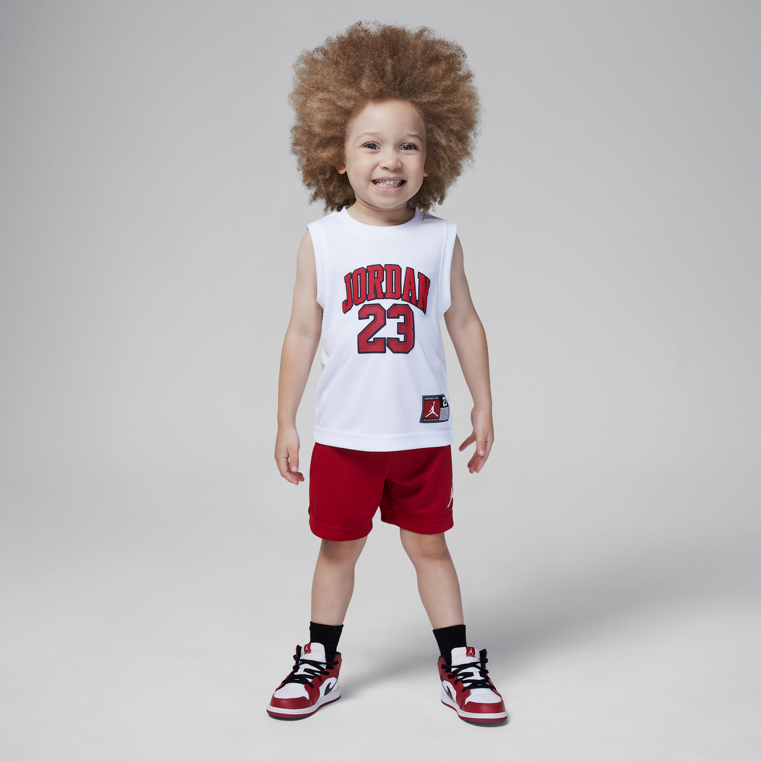 Jordan 23 Little Kids' Jersey Set In Red