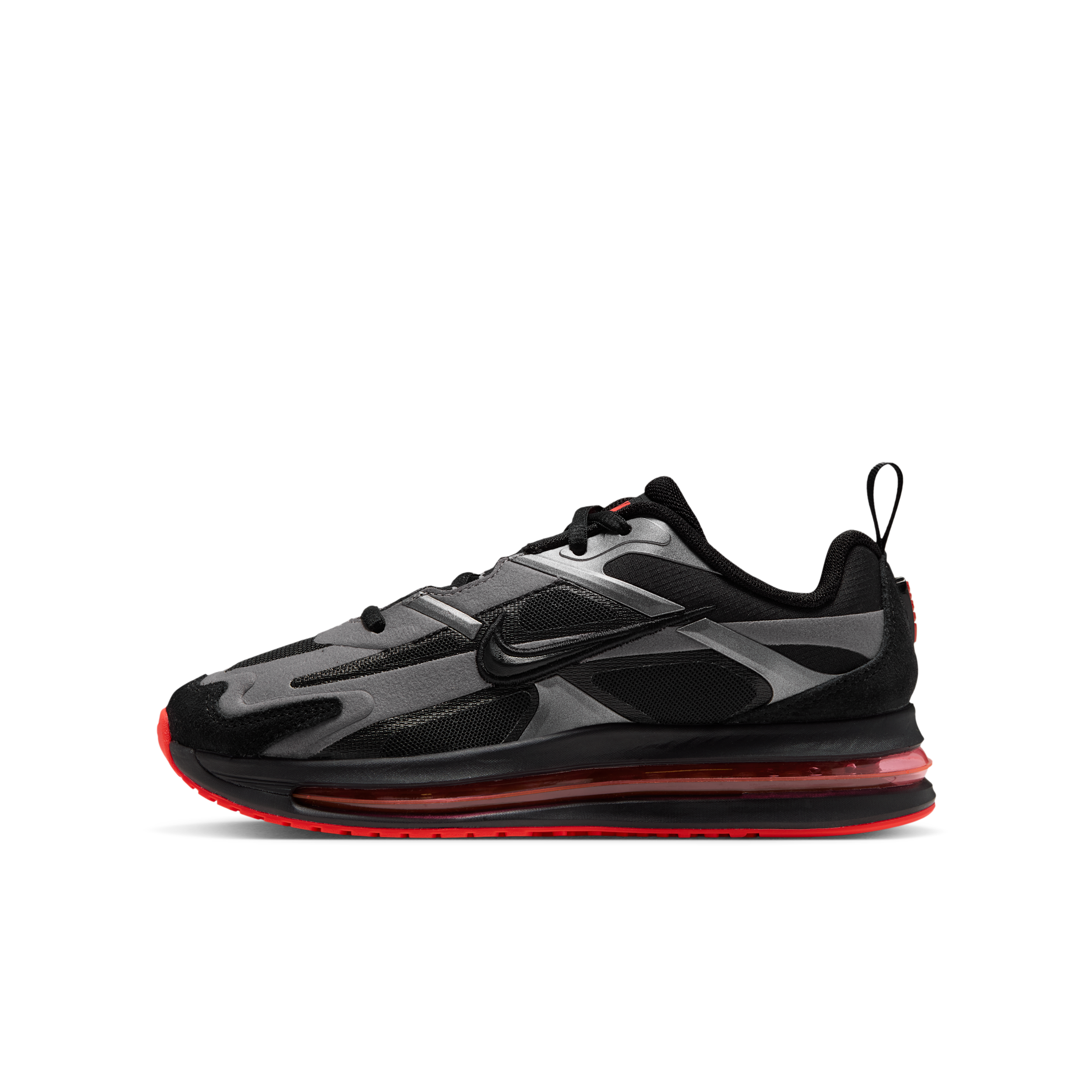 Nike Kids' Grade School Air Max Metro Shoes, Size 3.5, Black/Black/Mtlc Grey