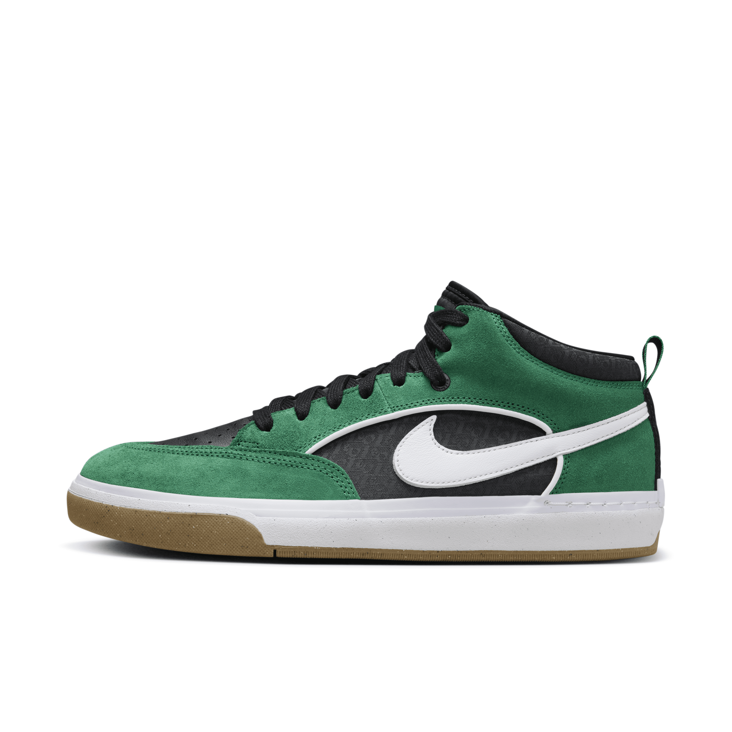 Shop Nike Men's  Sb React Leo Skate Shoes In Green