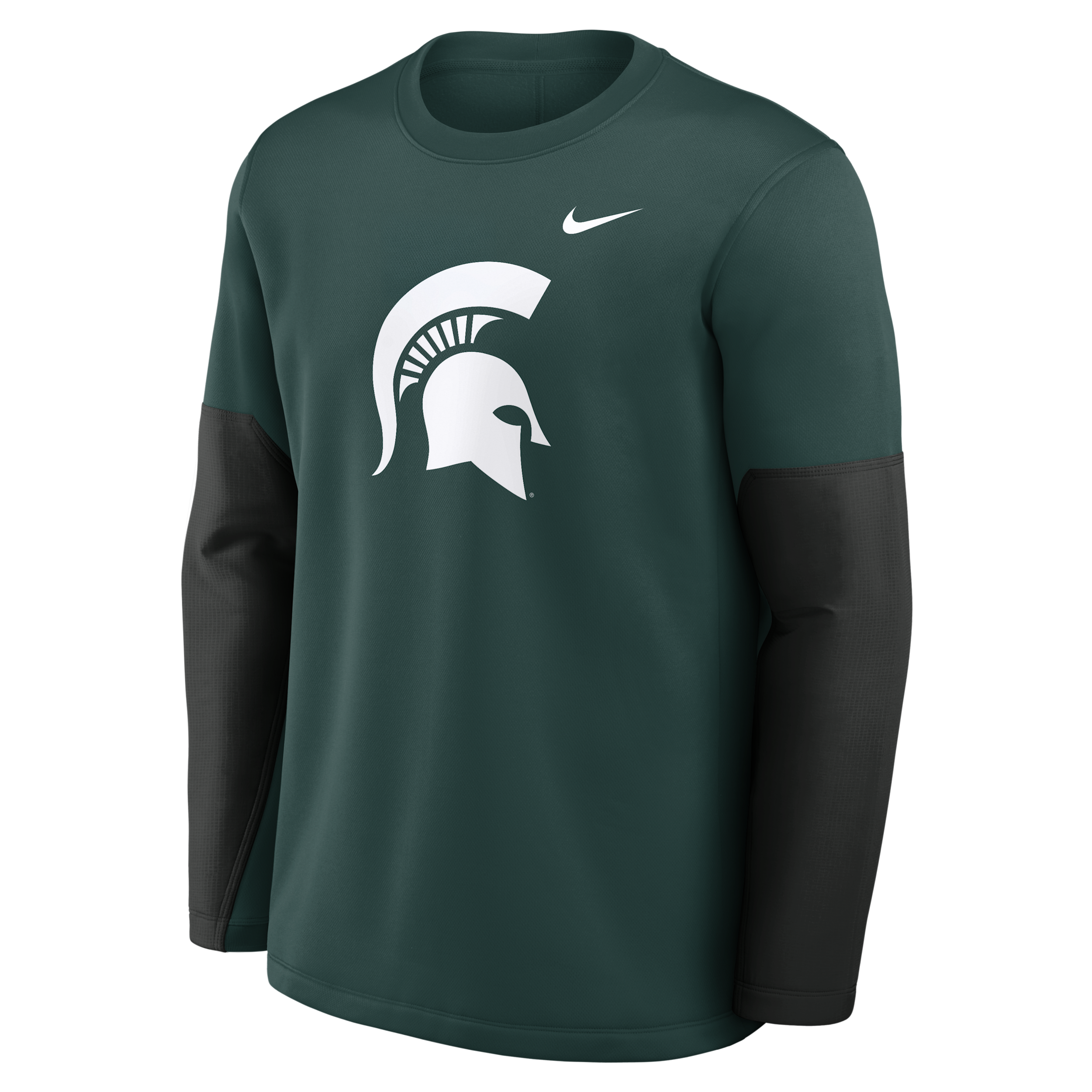 Nike Green Michigan State Spartans 2025 Sideline Coach Performance Long Sleeve T-shirt In Multi