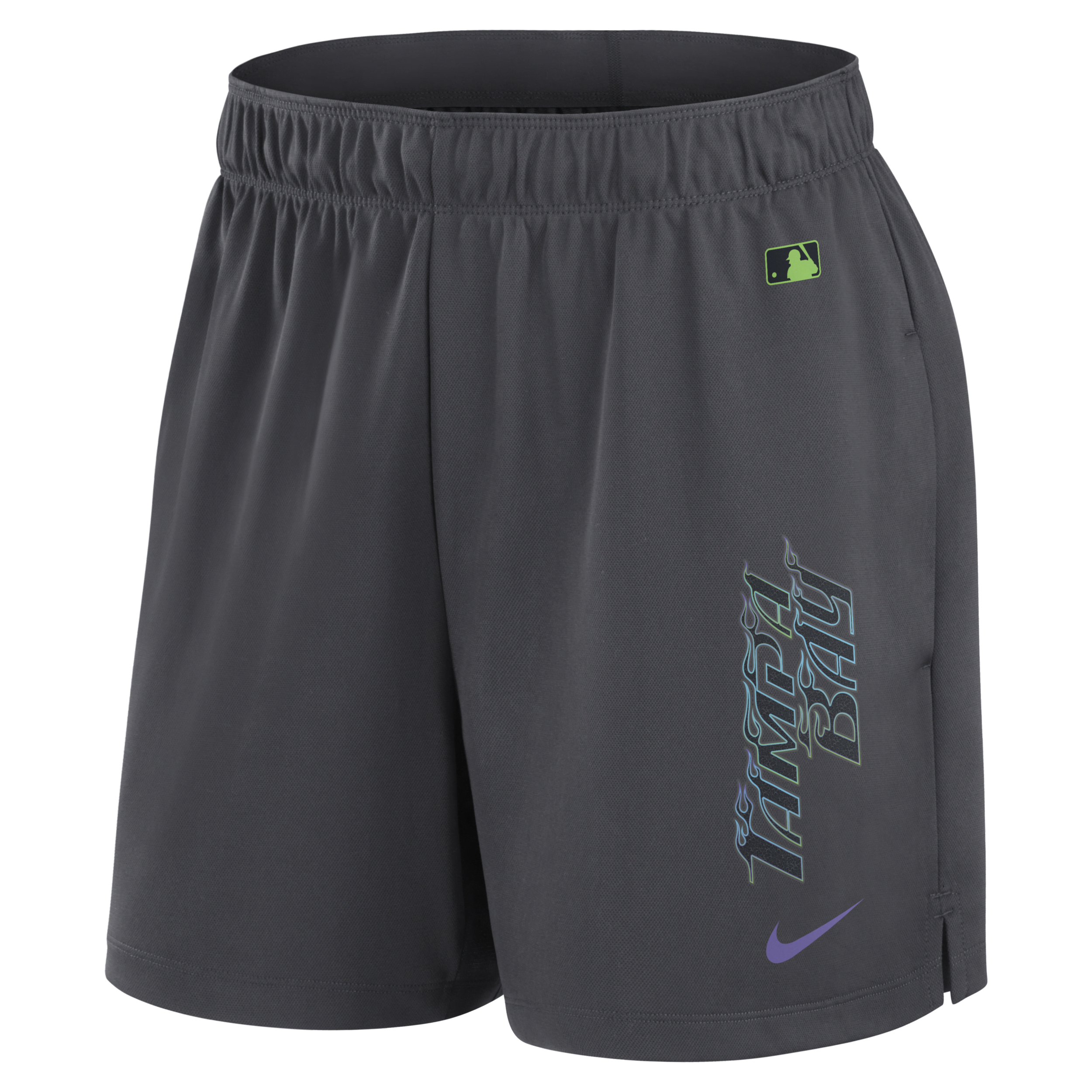 Nike Tampa Bay Rays Authentic Collection City Connect  Women's Dri-fit Mlb Shorts In Gray