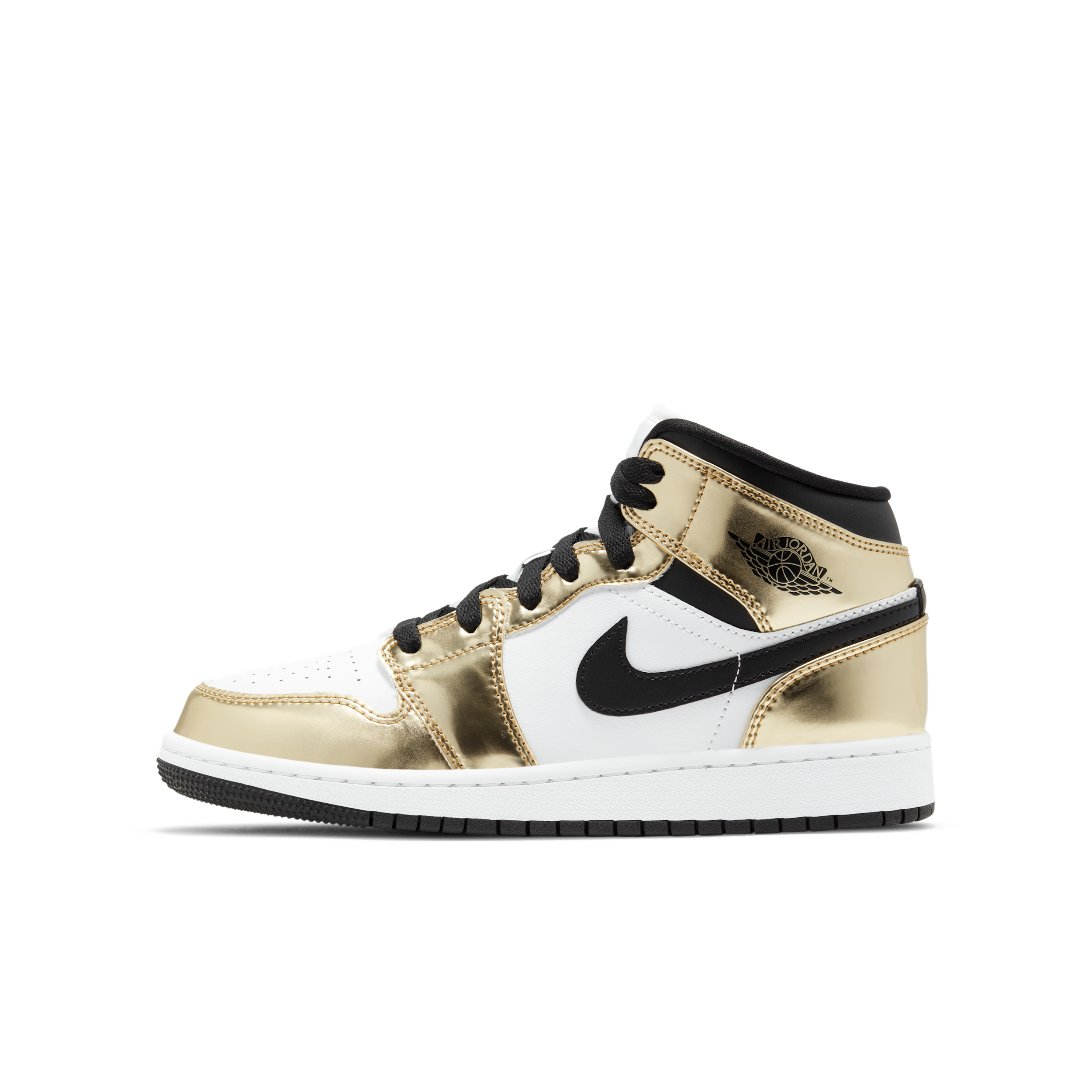 Air Jordan 1 Mid SE Big Kids' Shoes in Yellow | DC1420-700