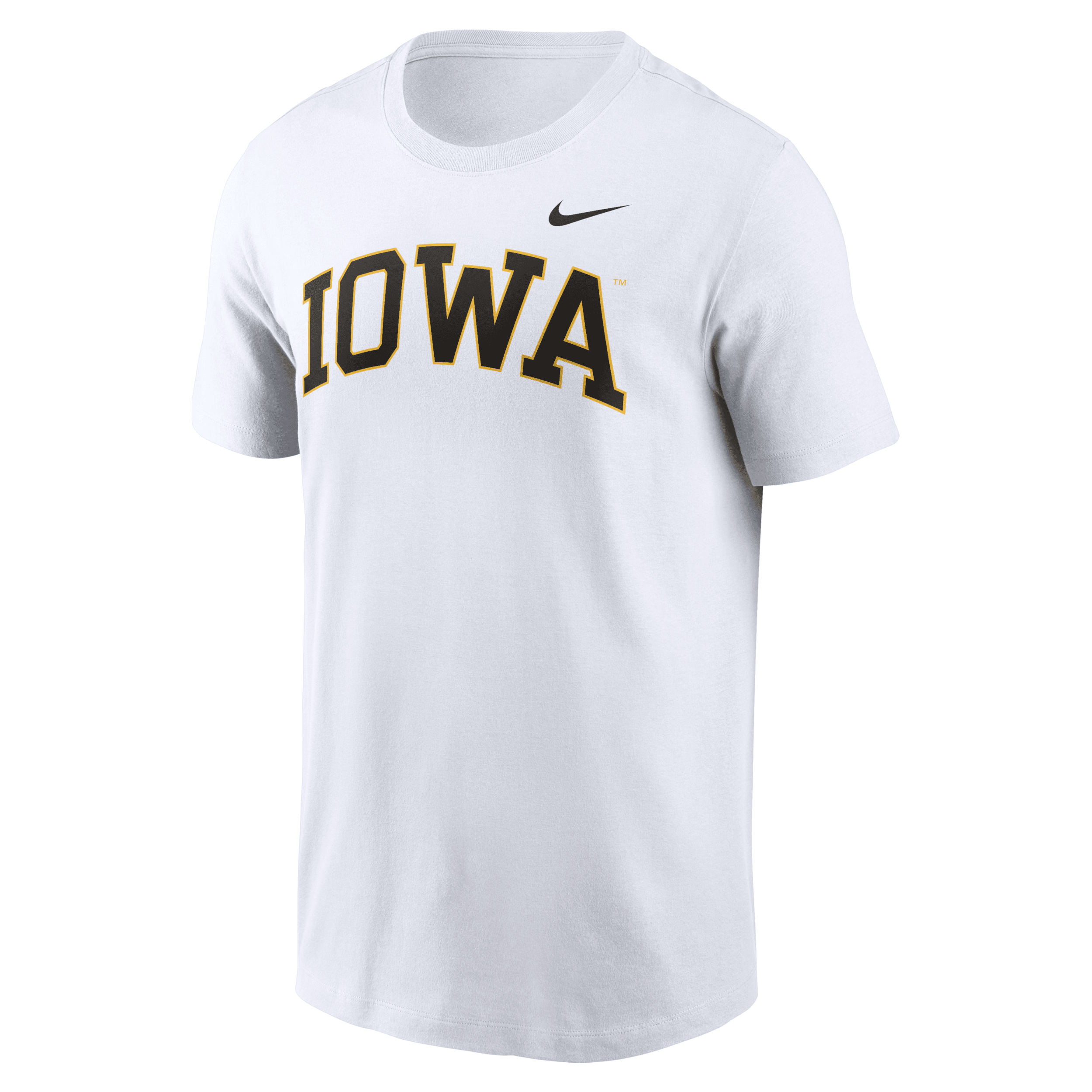 Nike Men's White Iowa Hawkeyes Blitz 2-hit T-shirt In White