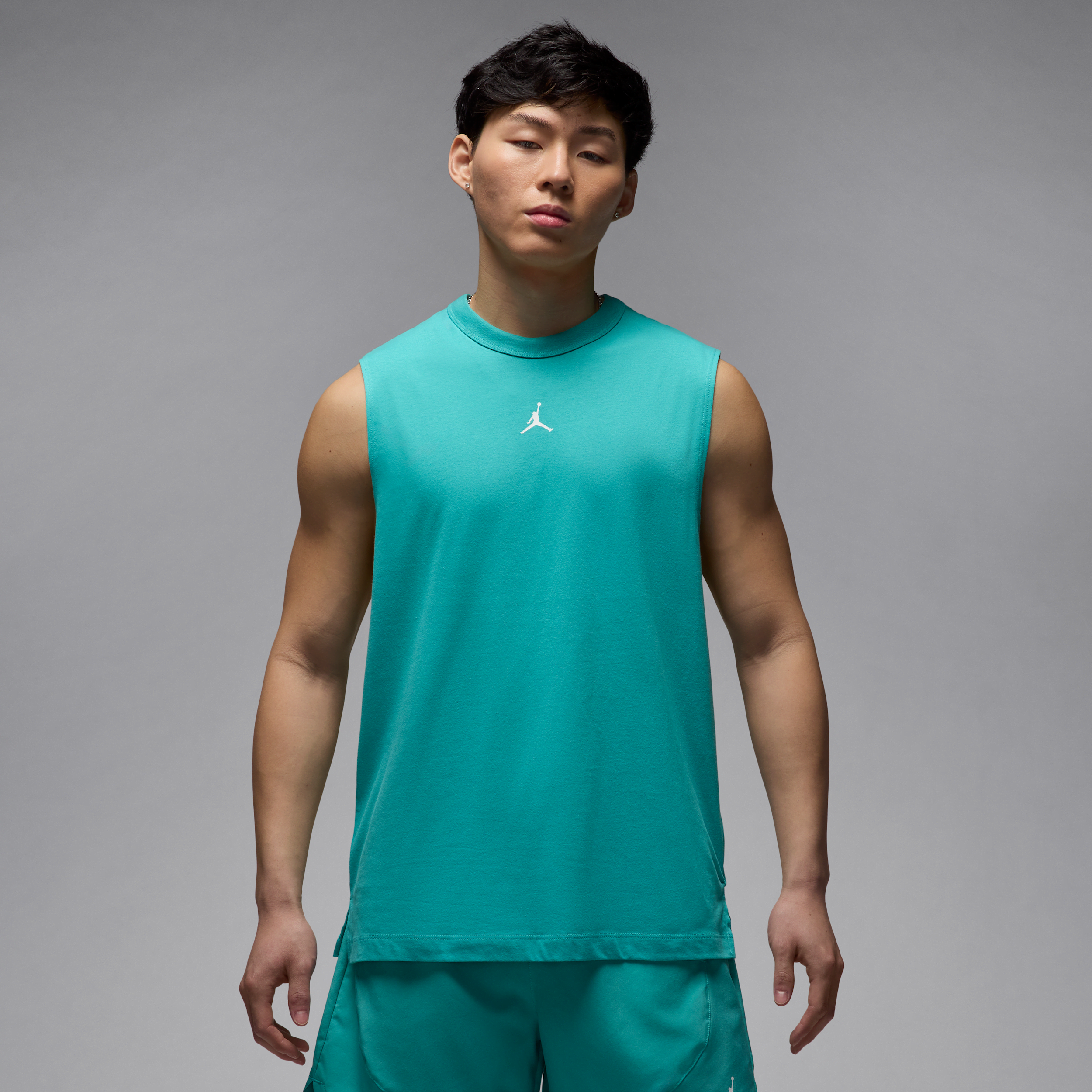 Shop Jordan Men's Sport Dri-fit Sleeveless Top In Green
