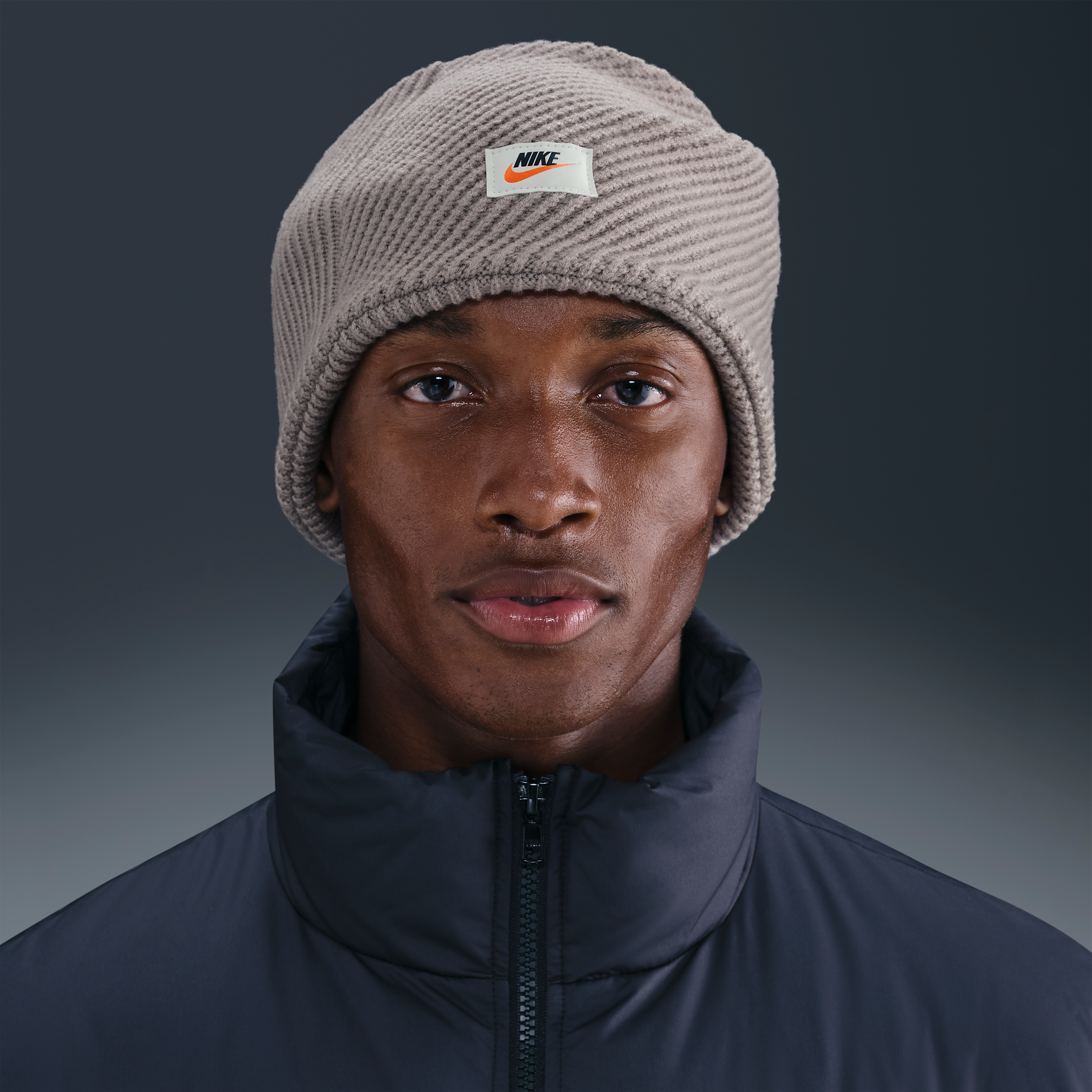 Nike Unisex City Knit Headband In Gray