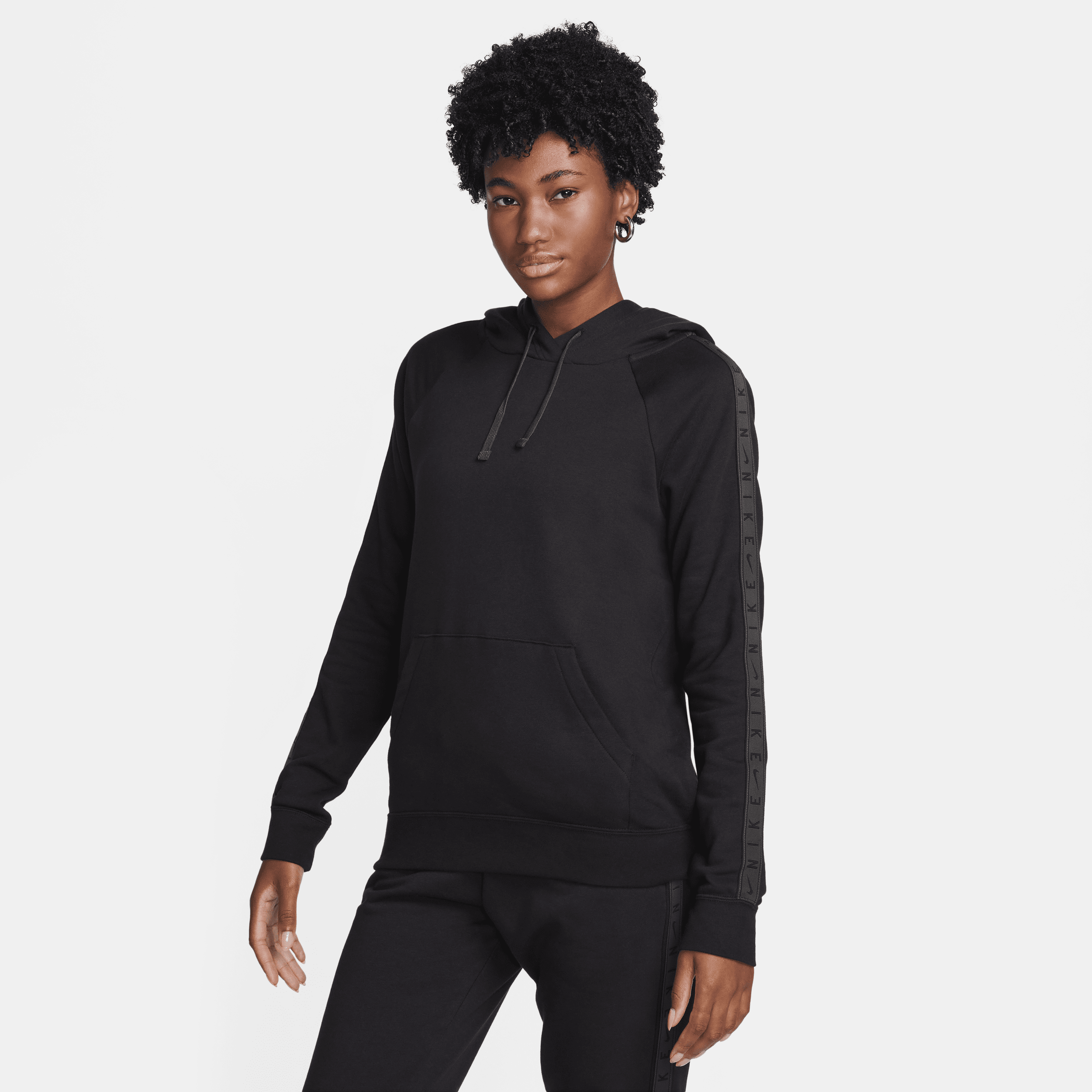 Shop Nike Women's  Sportswear Essential Fleece Hoodie In Black