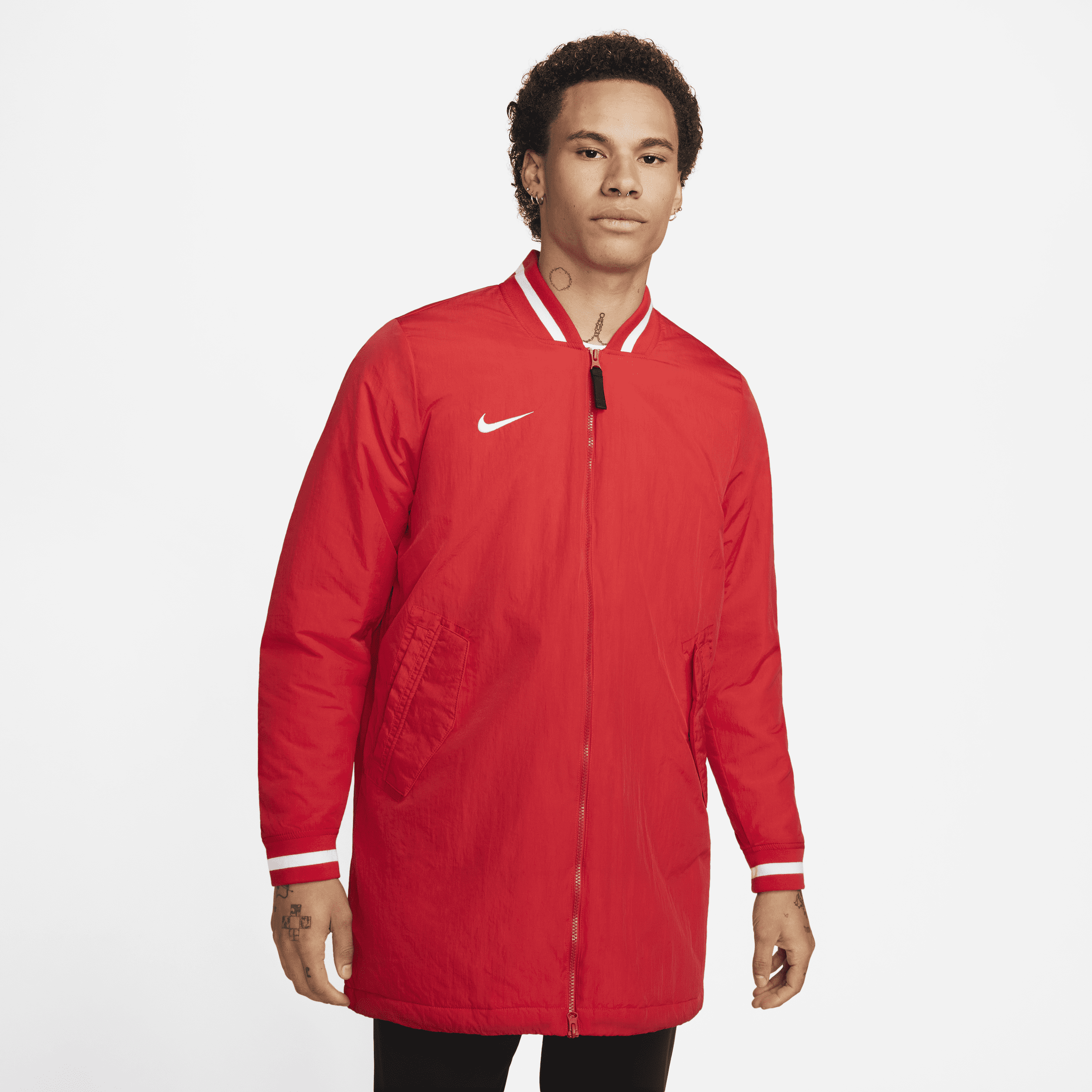 Nike Men's Dugout Baseball Jacket In Red