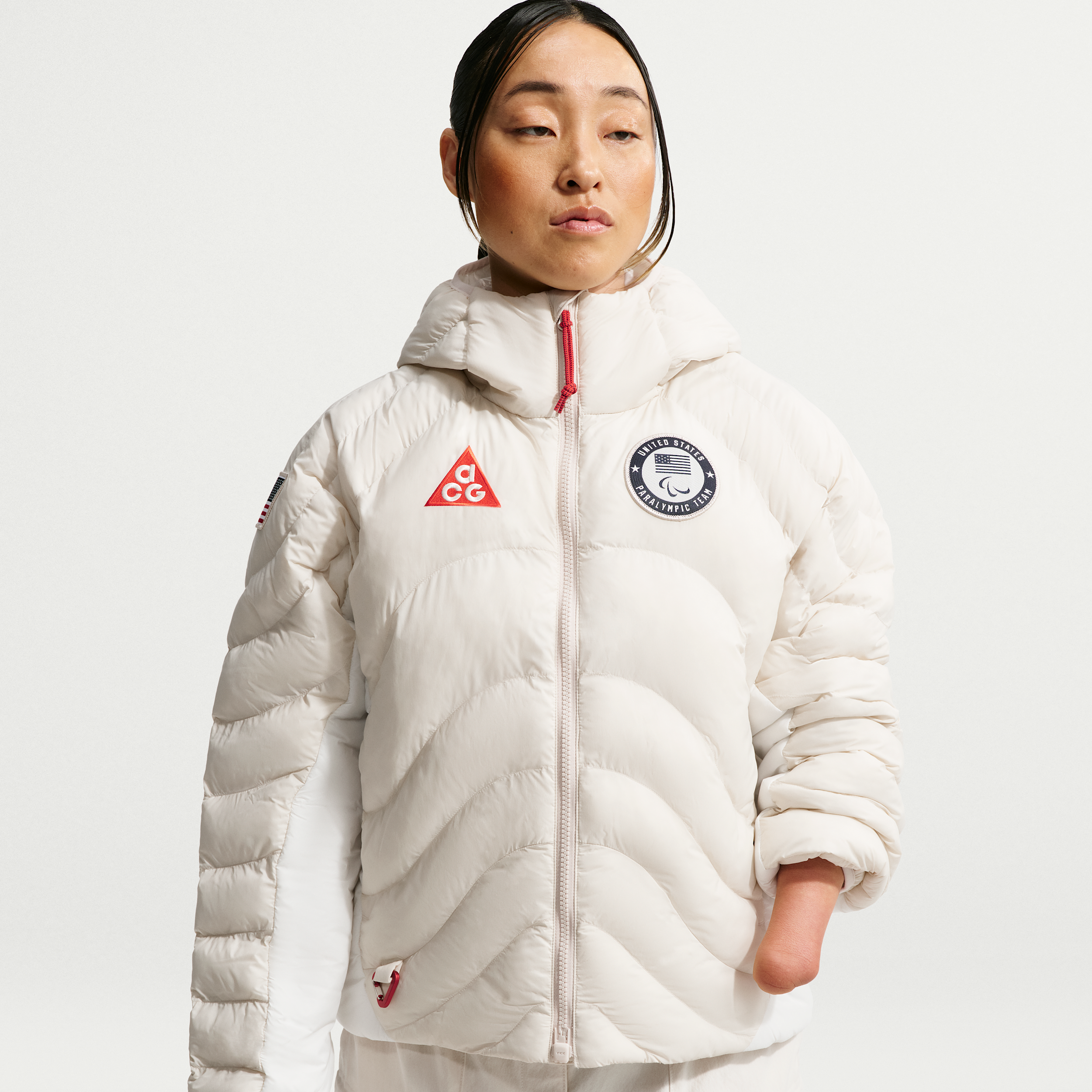 Women's Nike ACG x United States Paralympic Team Therma-FIT ADV Jacket in Brown | IO9802-177