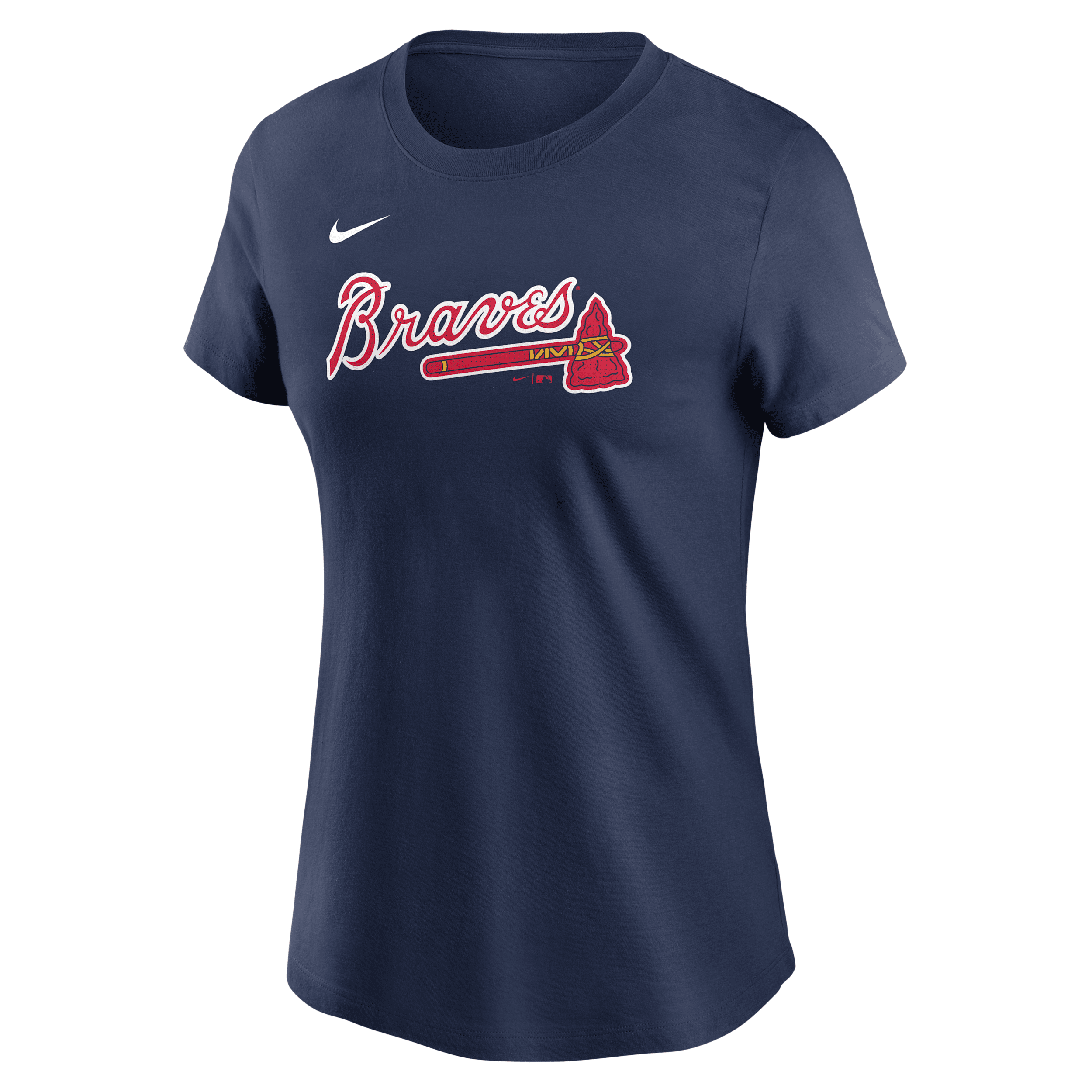 Nike Ronald Acuã±a Jr. Atlanta Braves Fuse Women's Mlb T-shirt In Blue