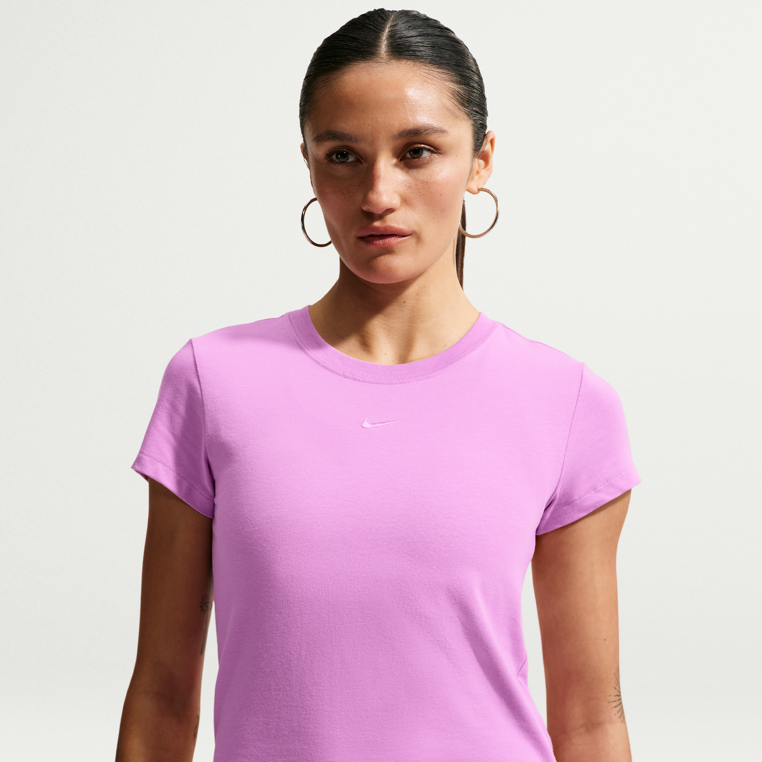 Women's Nike Sportswear Chill Knit T-Shirt in Purple | FV5508-505