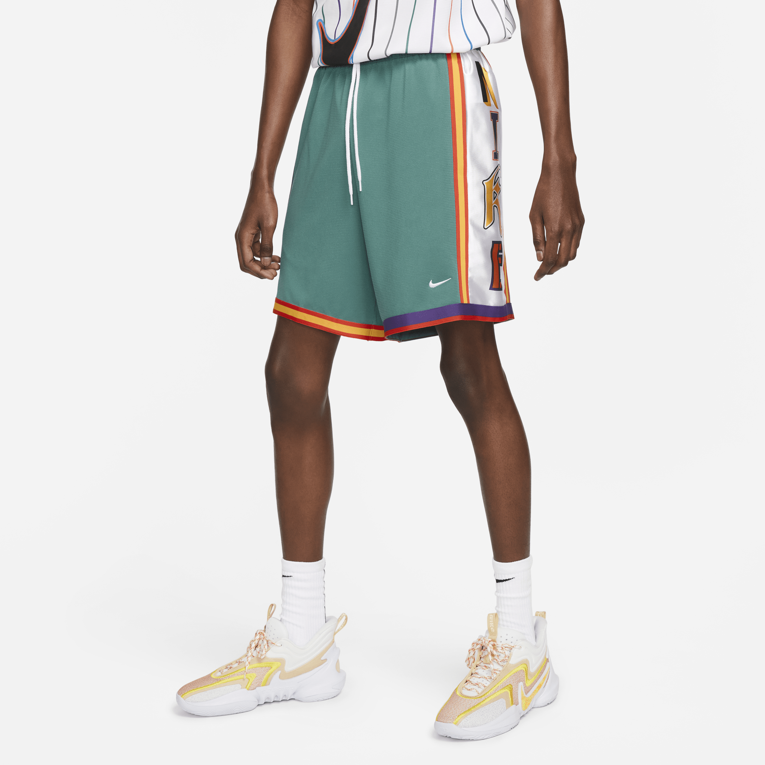 Shop Nike Men's Dri-fit Dna 8" Basketball Shorts In Green
