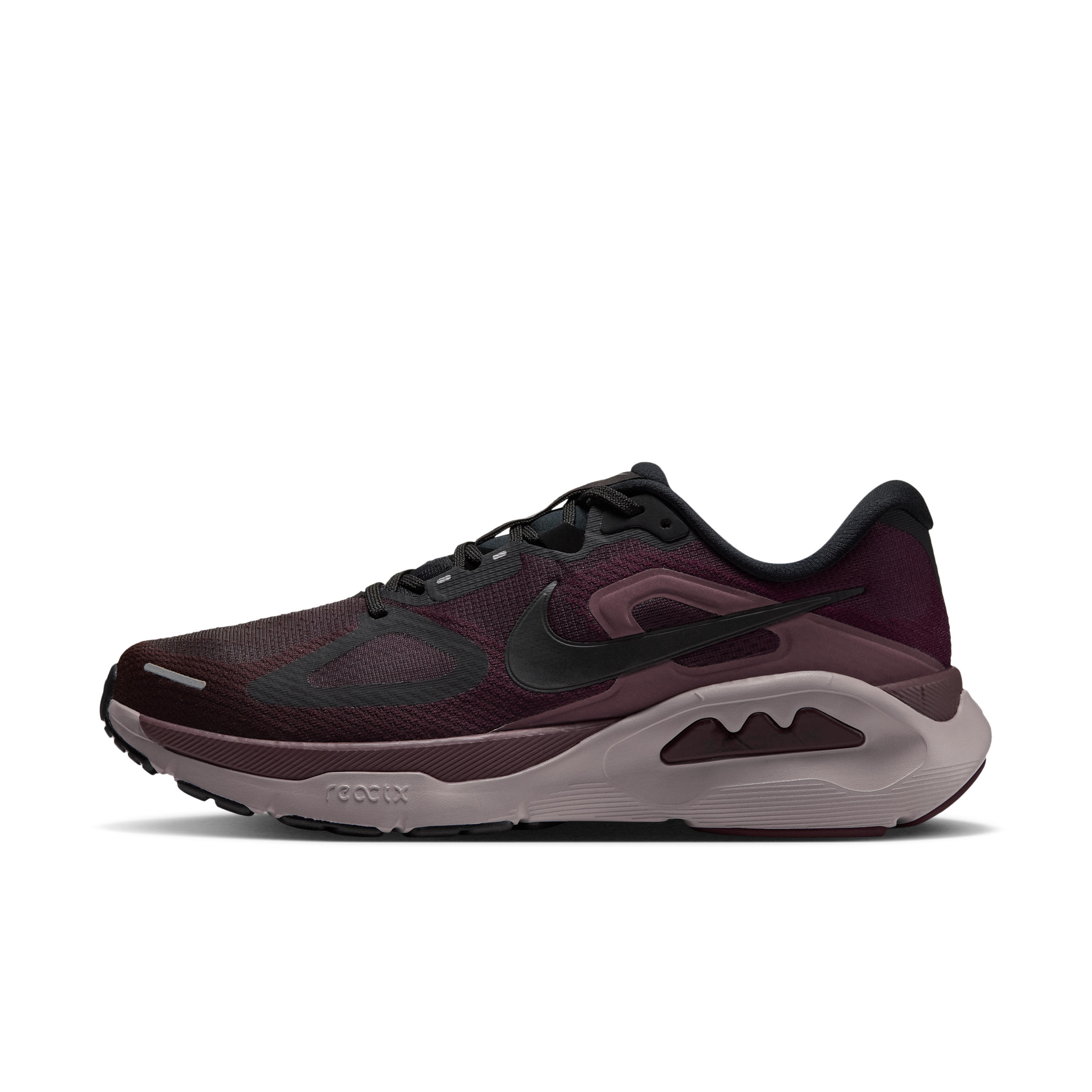 Nike Men's Structure Plus Running Shoes, Size 12, College Grey/Black-Burgundy Crush-Tattoo