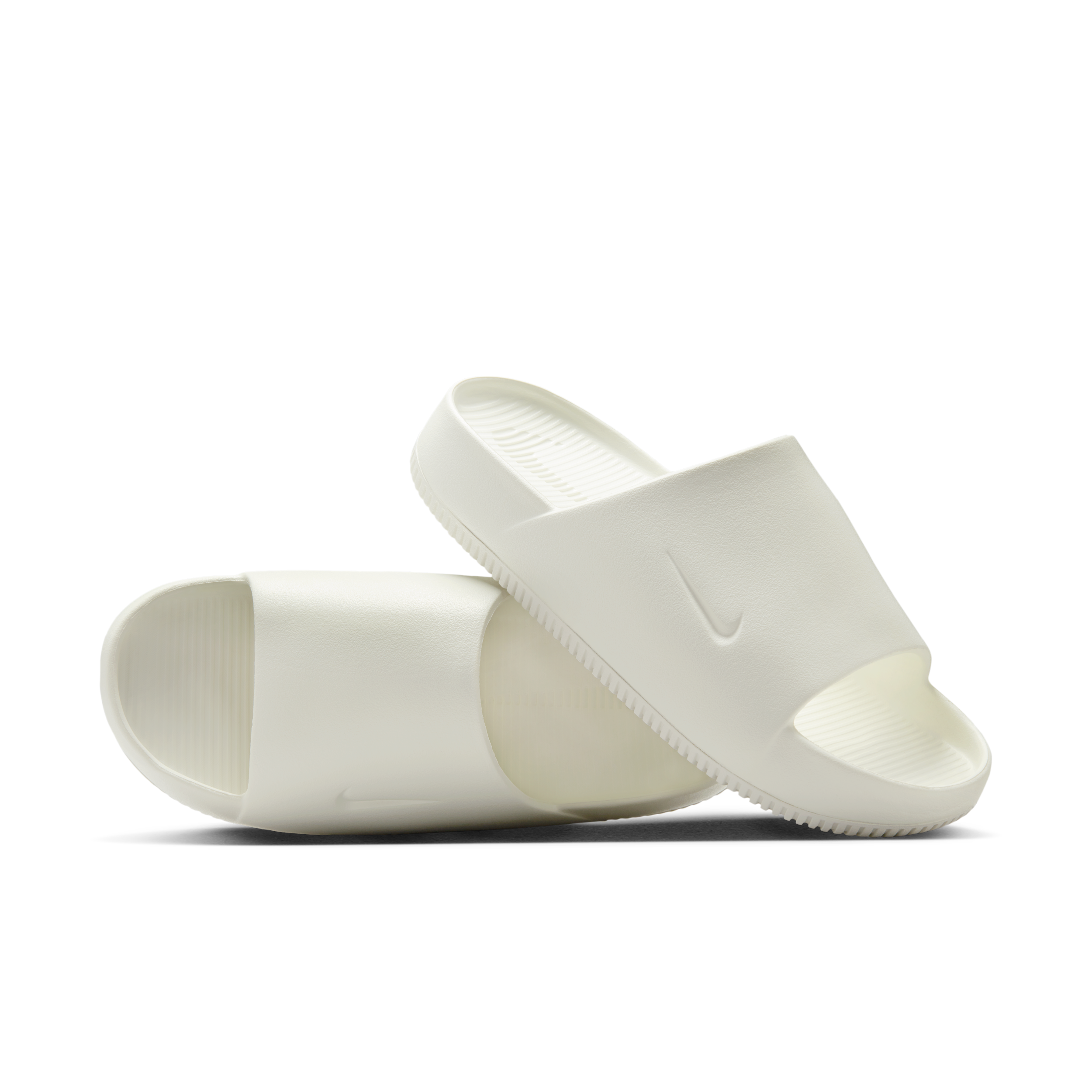 Nike Women's Calm Slides in White | DX4816-100