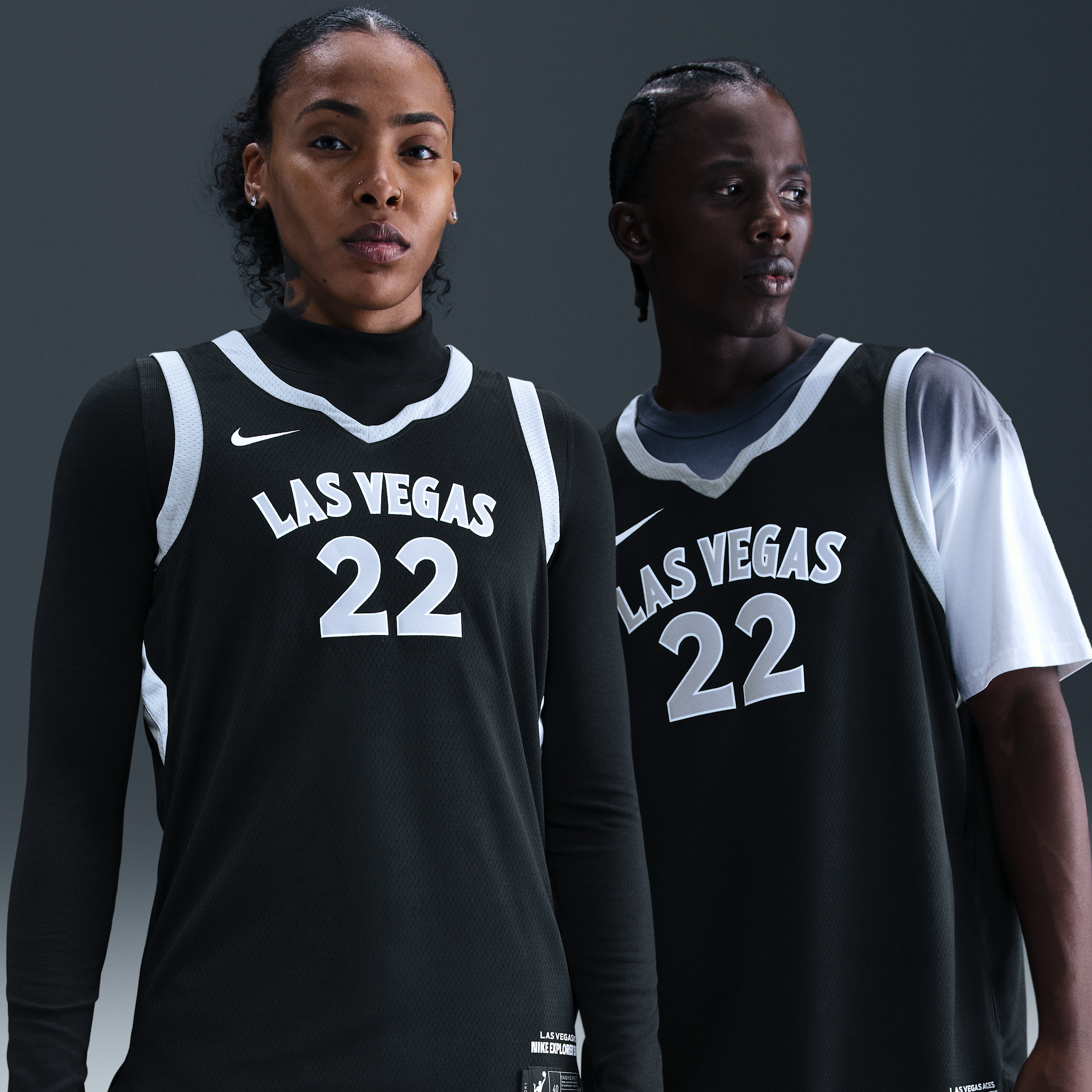 A'ja Wilson Las Vegas Aces Nike Women's Dri-FIT WNBA Victory Jersey in Black | HF0996-010