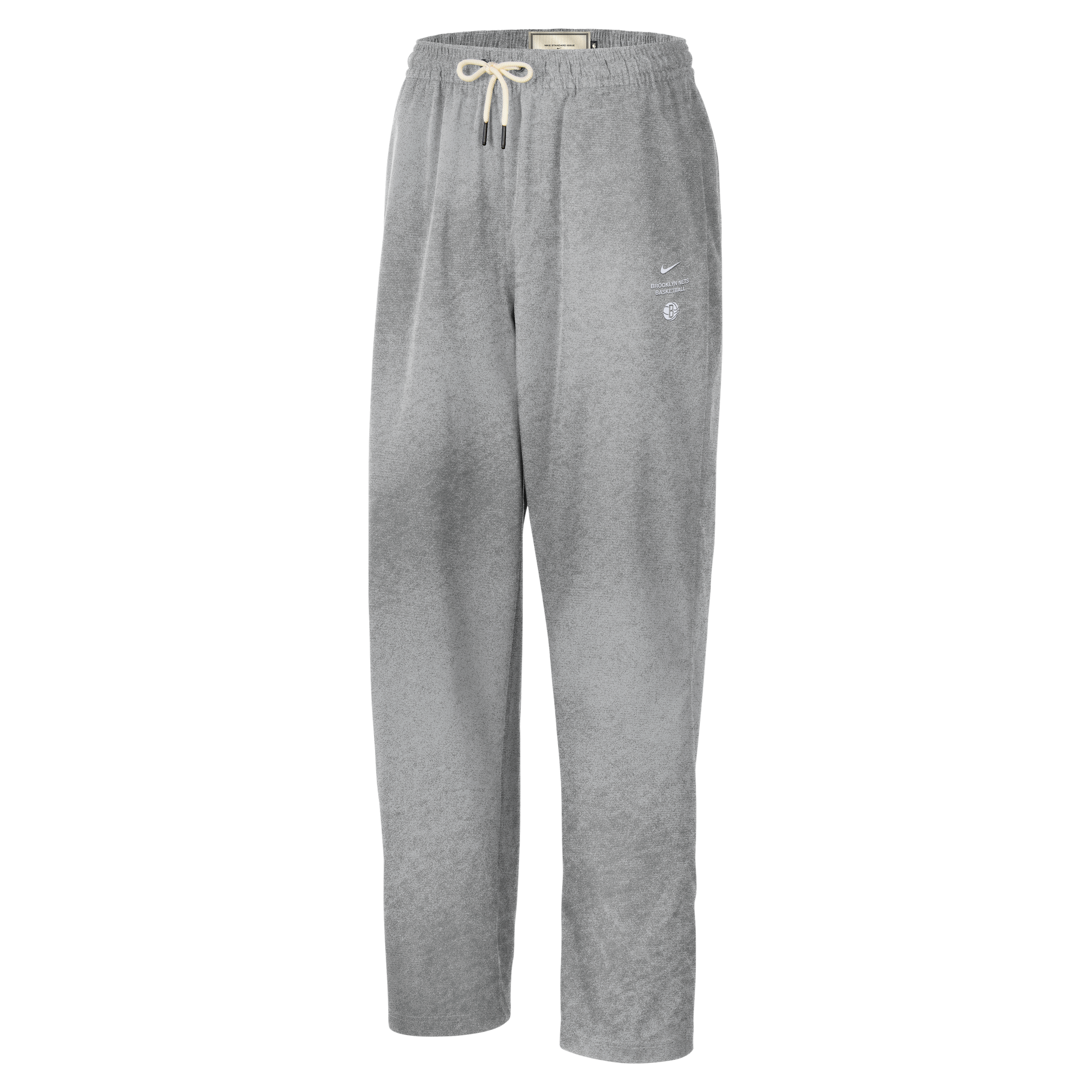 Nike Men's Silver, Black Brooklyn Nets 2026 Game Theather Loud On Court Anthem Pants - Silver, Black