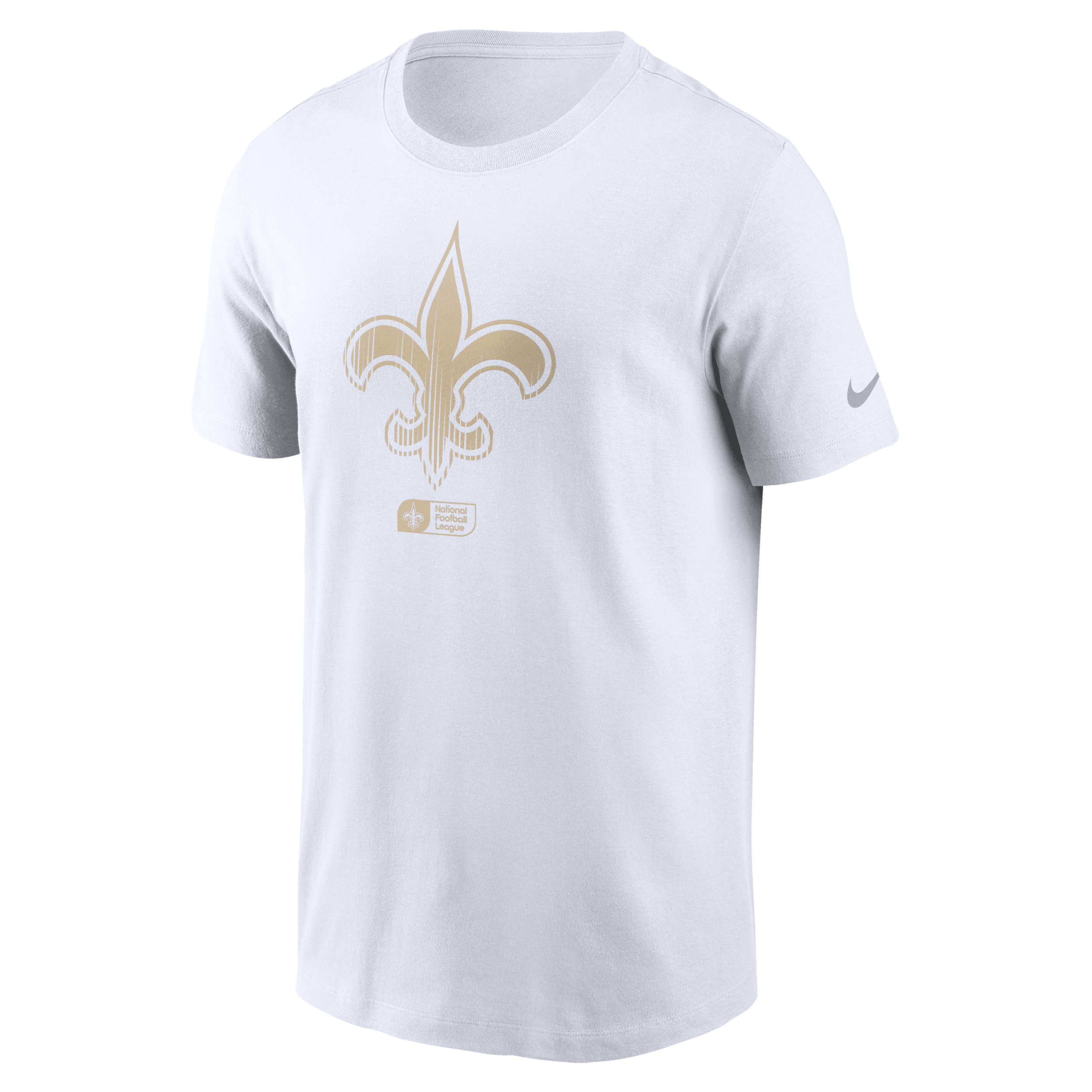 Nike Men's White New Orleans Saints Faded Essential T-shirt In White