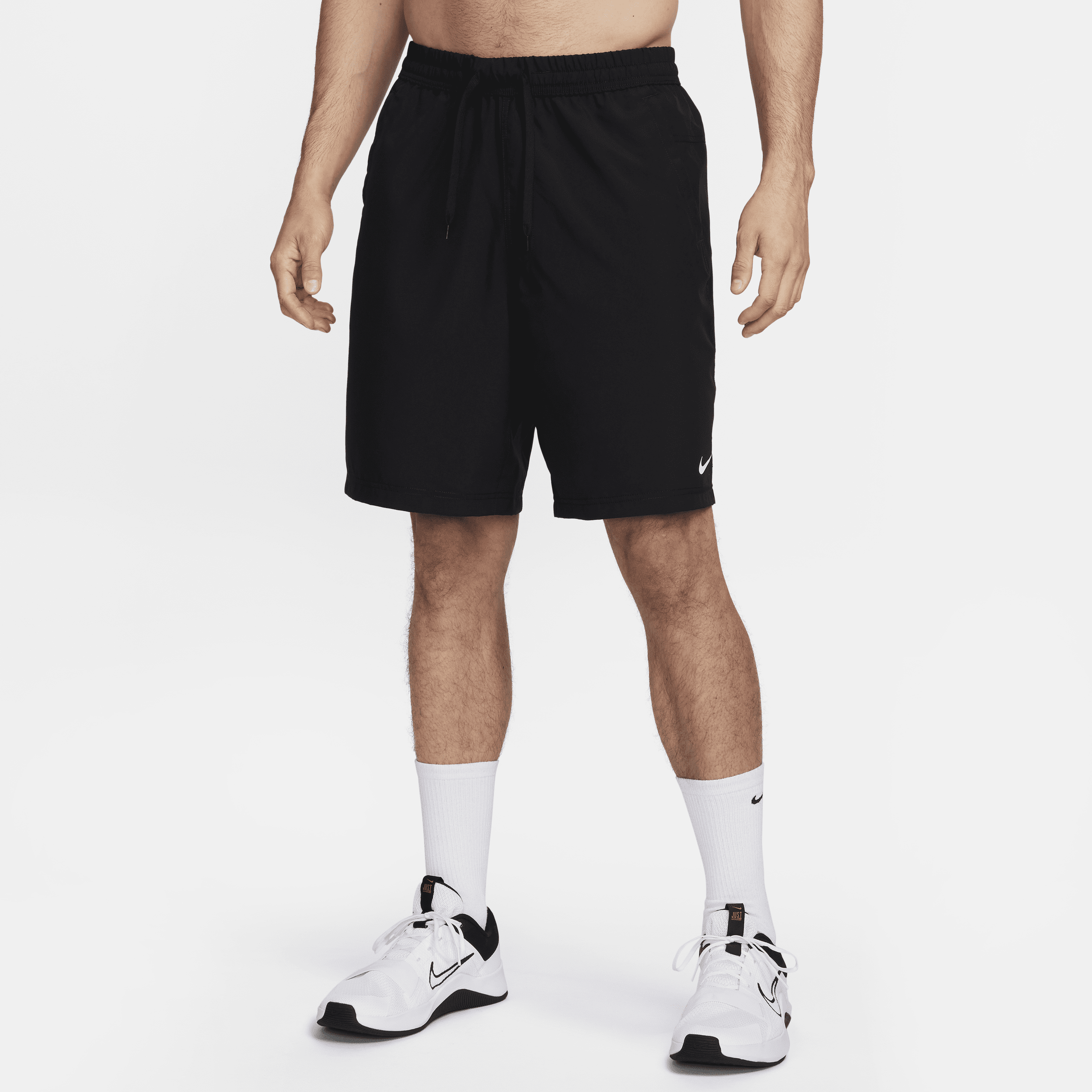 Shop Nike Men's Form Dri-fit 9" Unlined Versatile Shorts In Black