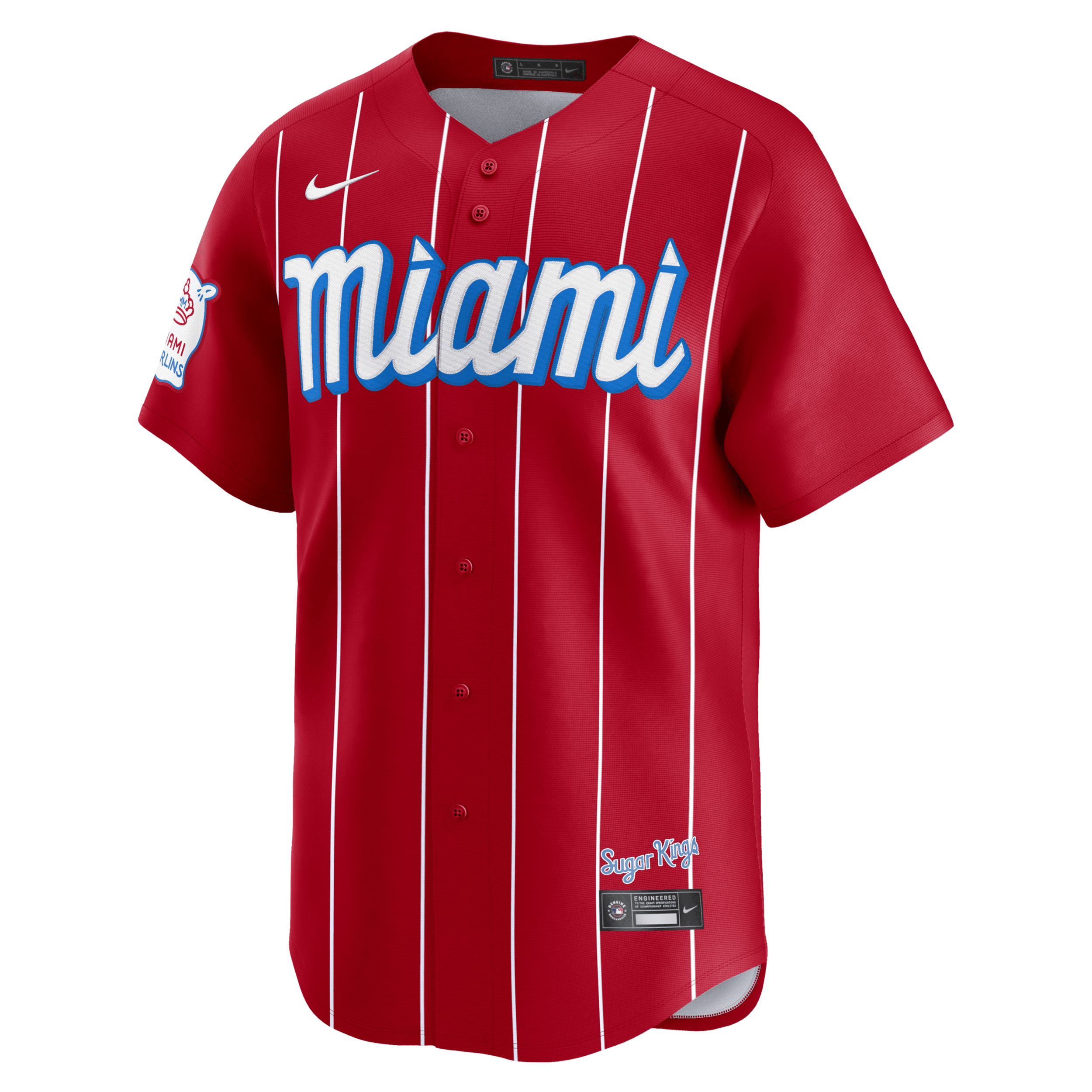 Shop Nike Miami Marlins City Connect  Men's Dri-fit Adv Mlb Limited Jersey In Red