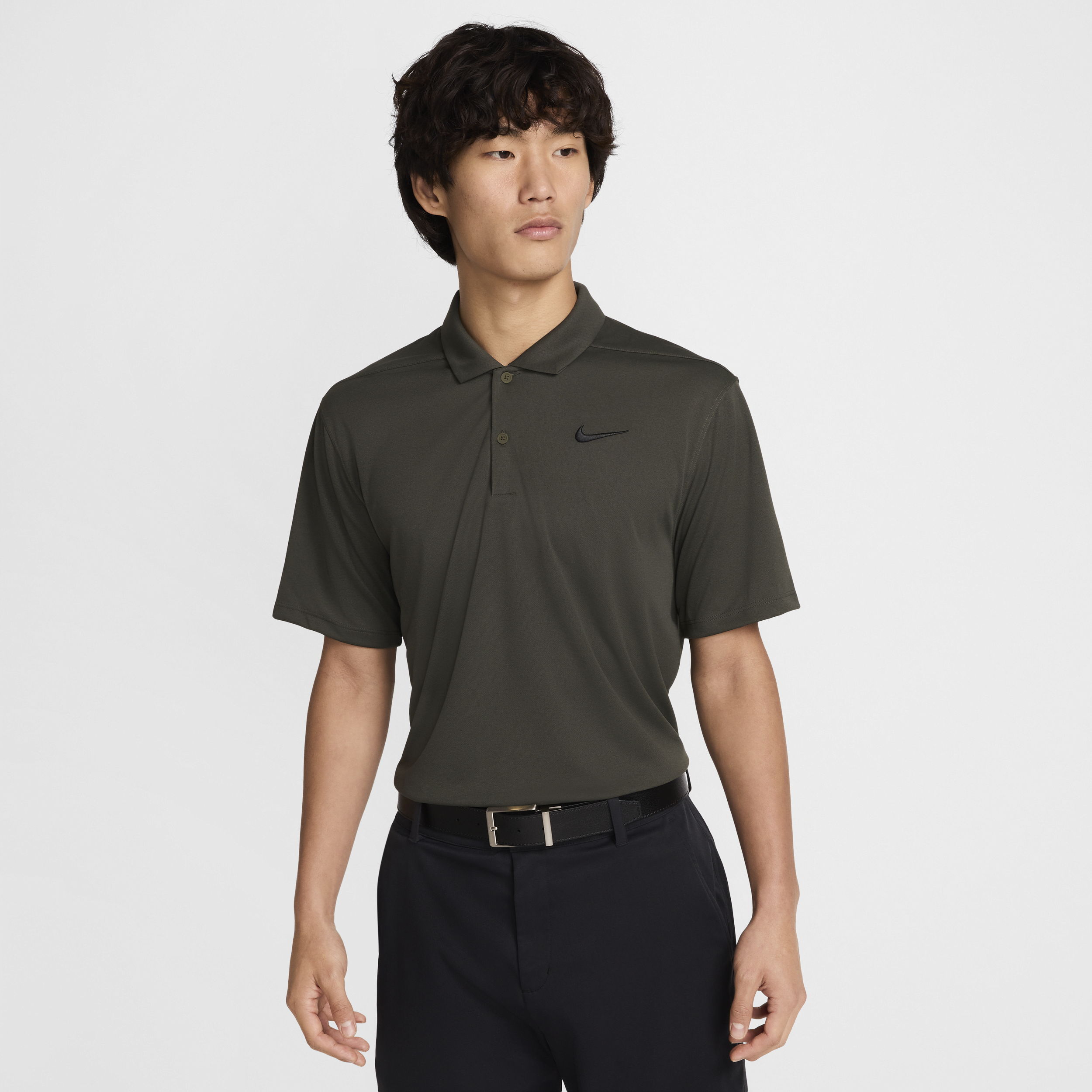 Nike Men's Victory+ Dri-fit Golf Polo In Grey