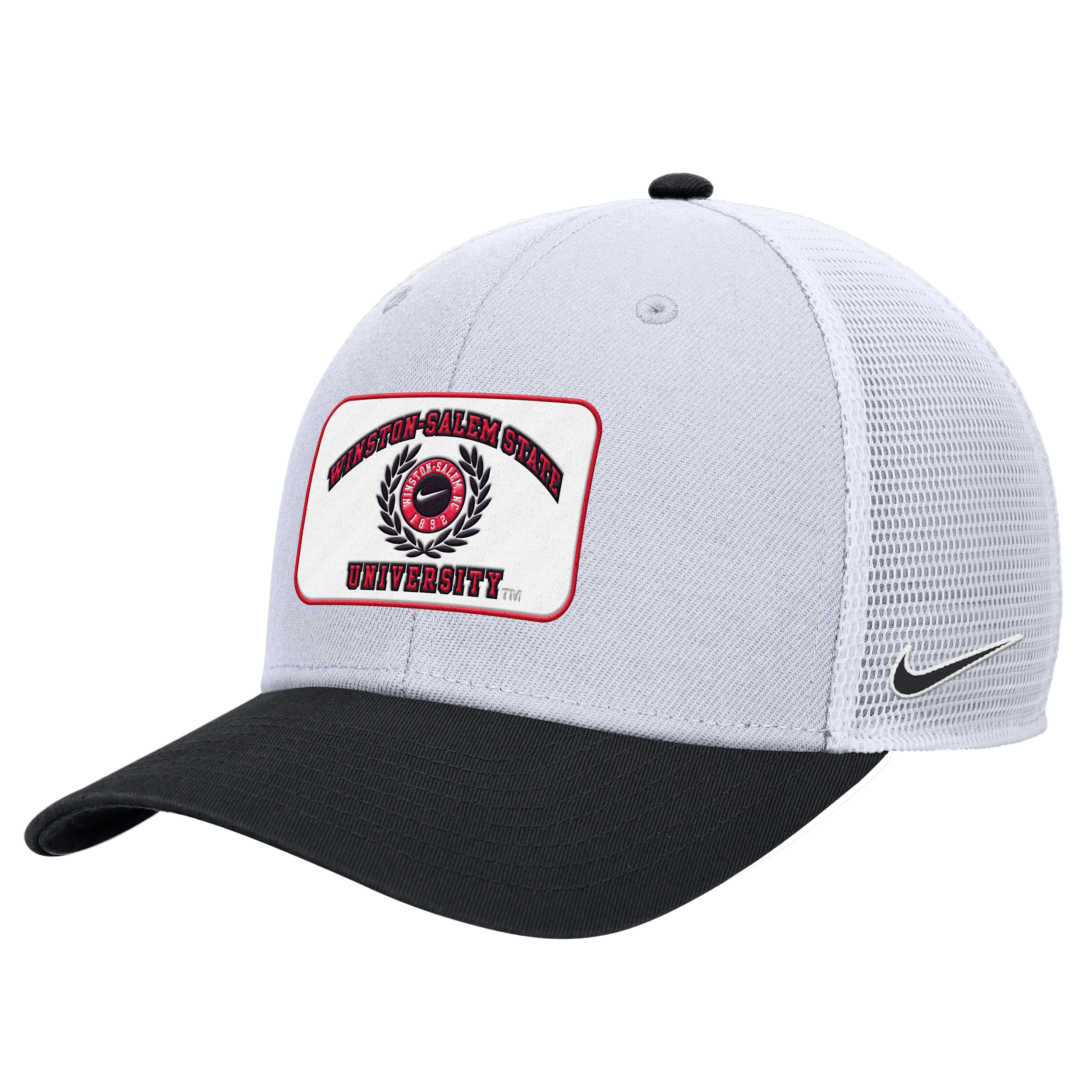 Nike Winston-salem Rise  Unisex College Trucker Cap In White