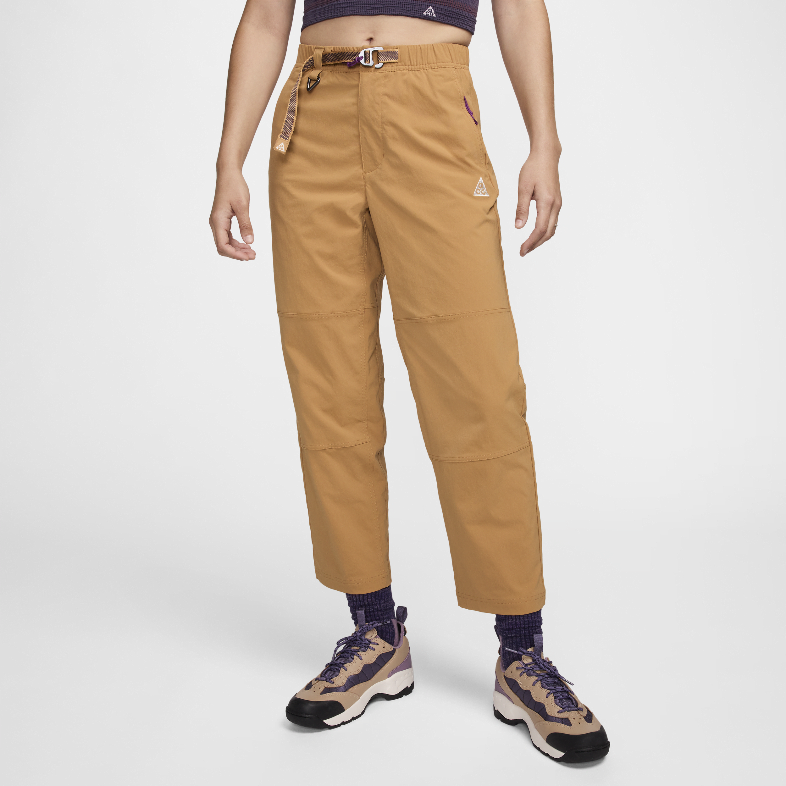 Nike Women's Acg "uv Hike" Mid-rise Pants In Brown