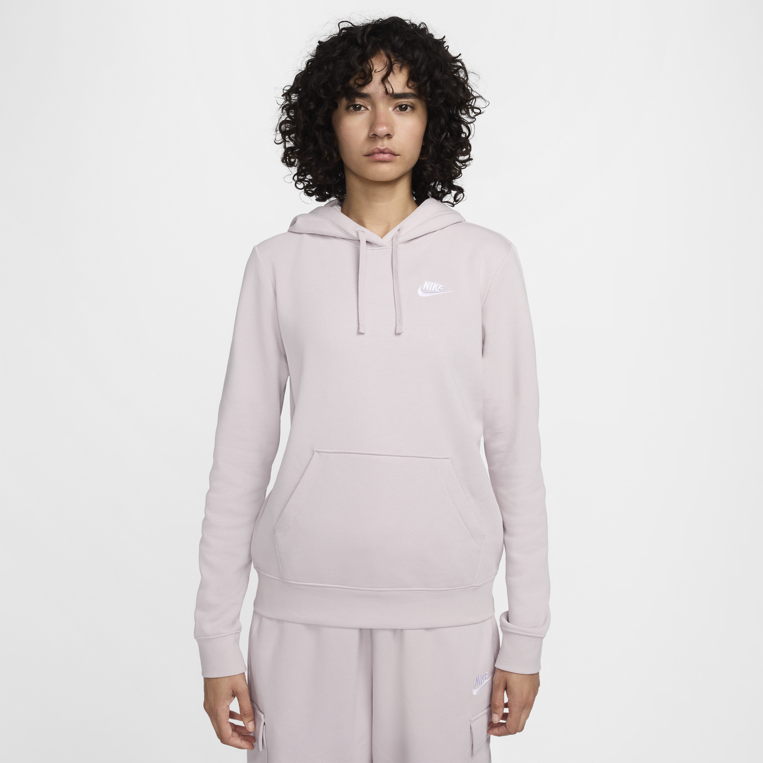 Nike Women's Sportswear Club Fleece Crew-neck Sweatshirt In Purple