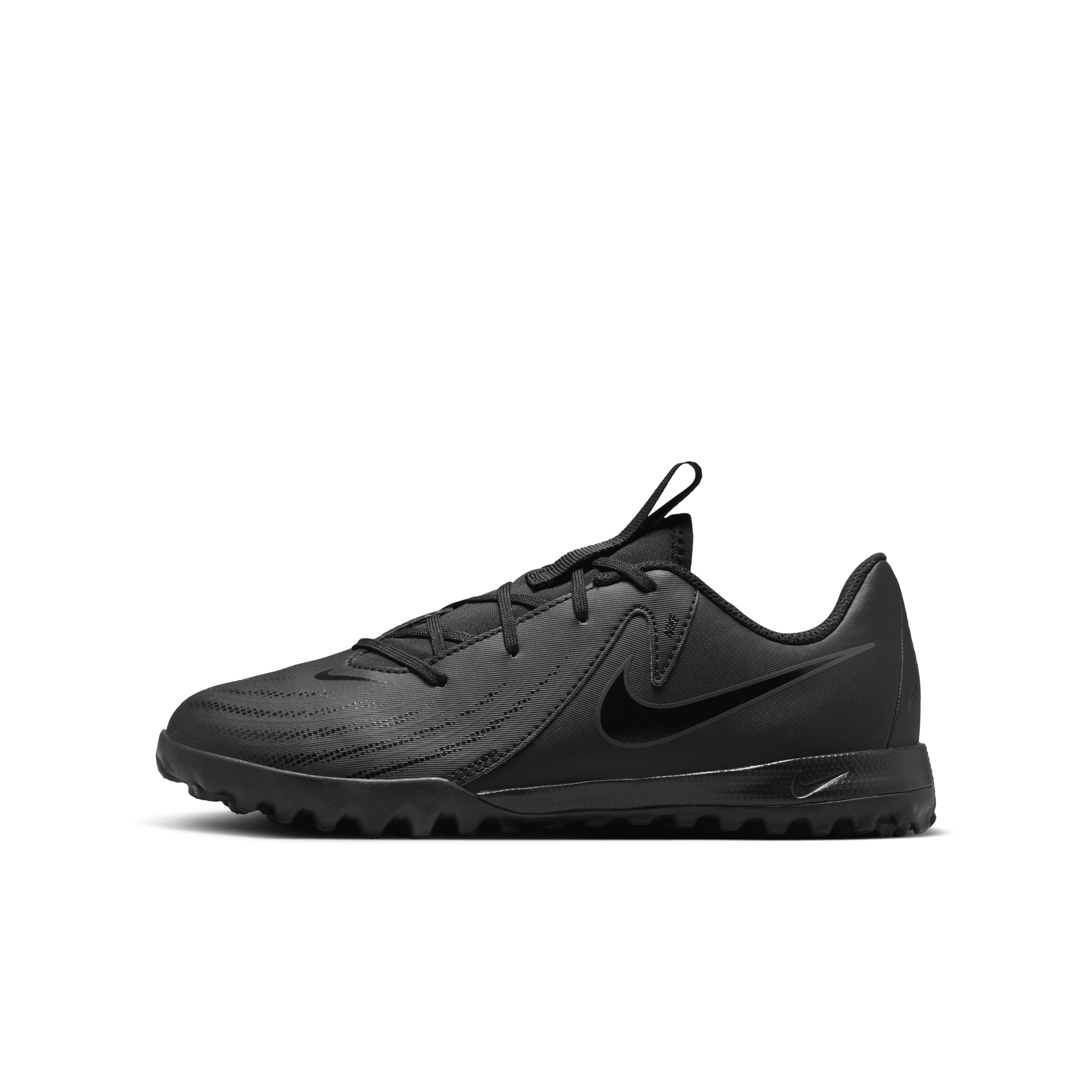 Nike Jr. Phantom Gx 2 Academy Little/big Kids' Tf Soccer Shoes In Black