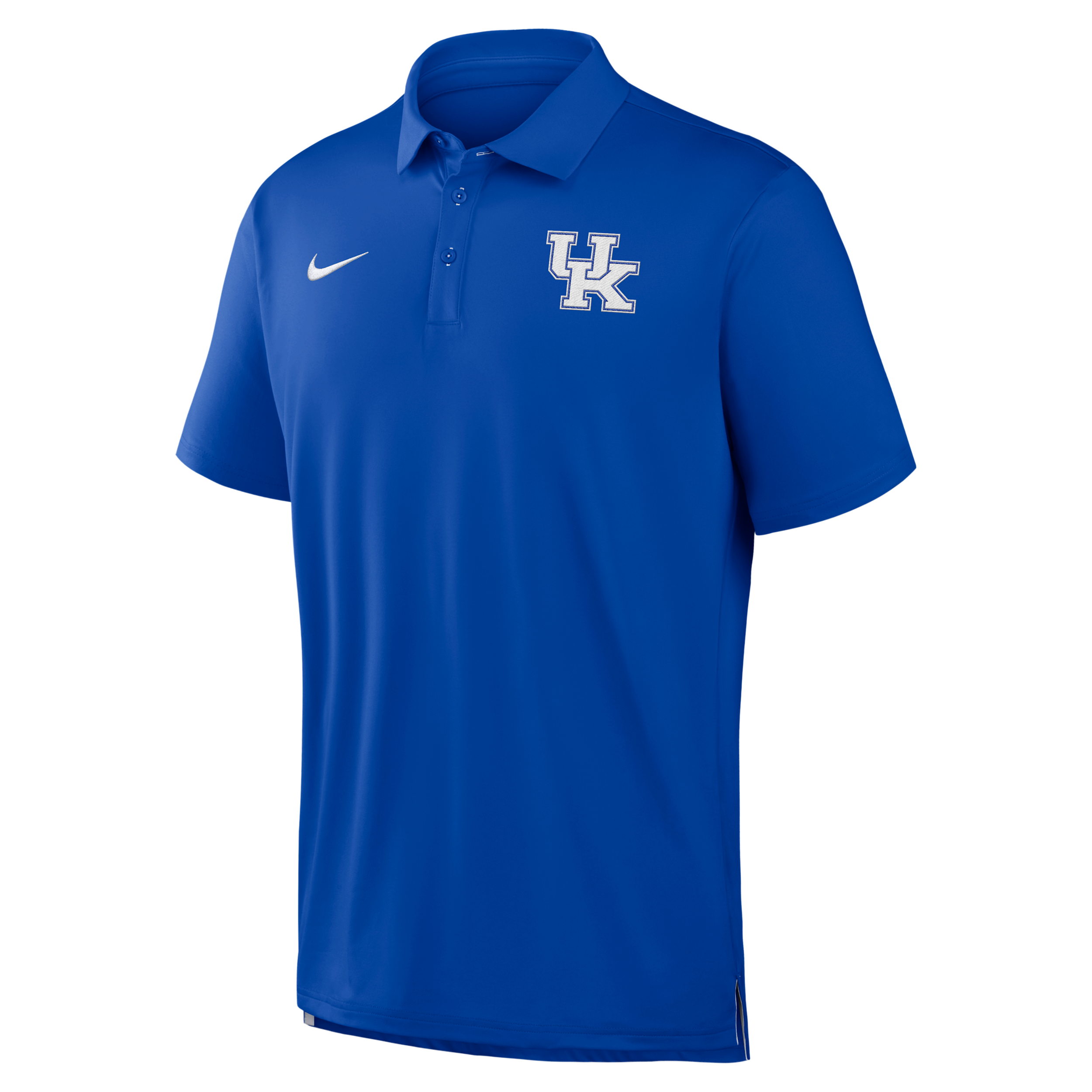 Nike Men's Royal Kentucky Wildcats 2026 Sideline Tour Dri-fit Polo Shirt - Royal, White