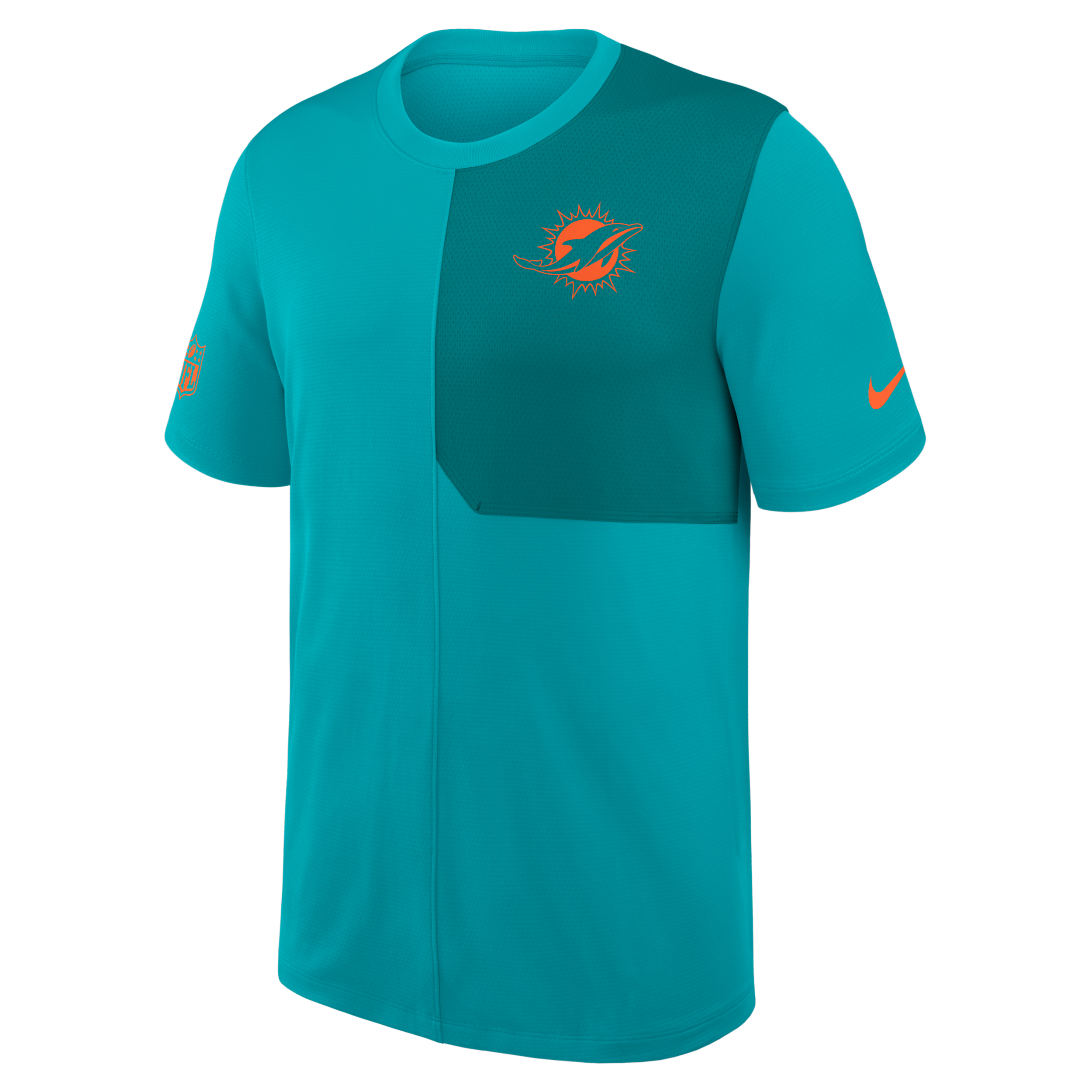 Miami Dolphins Sideline Coach Nike Men's Dri-FIT NFL Top in Green | 03B20E059P-58P