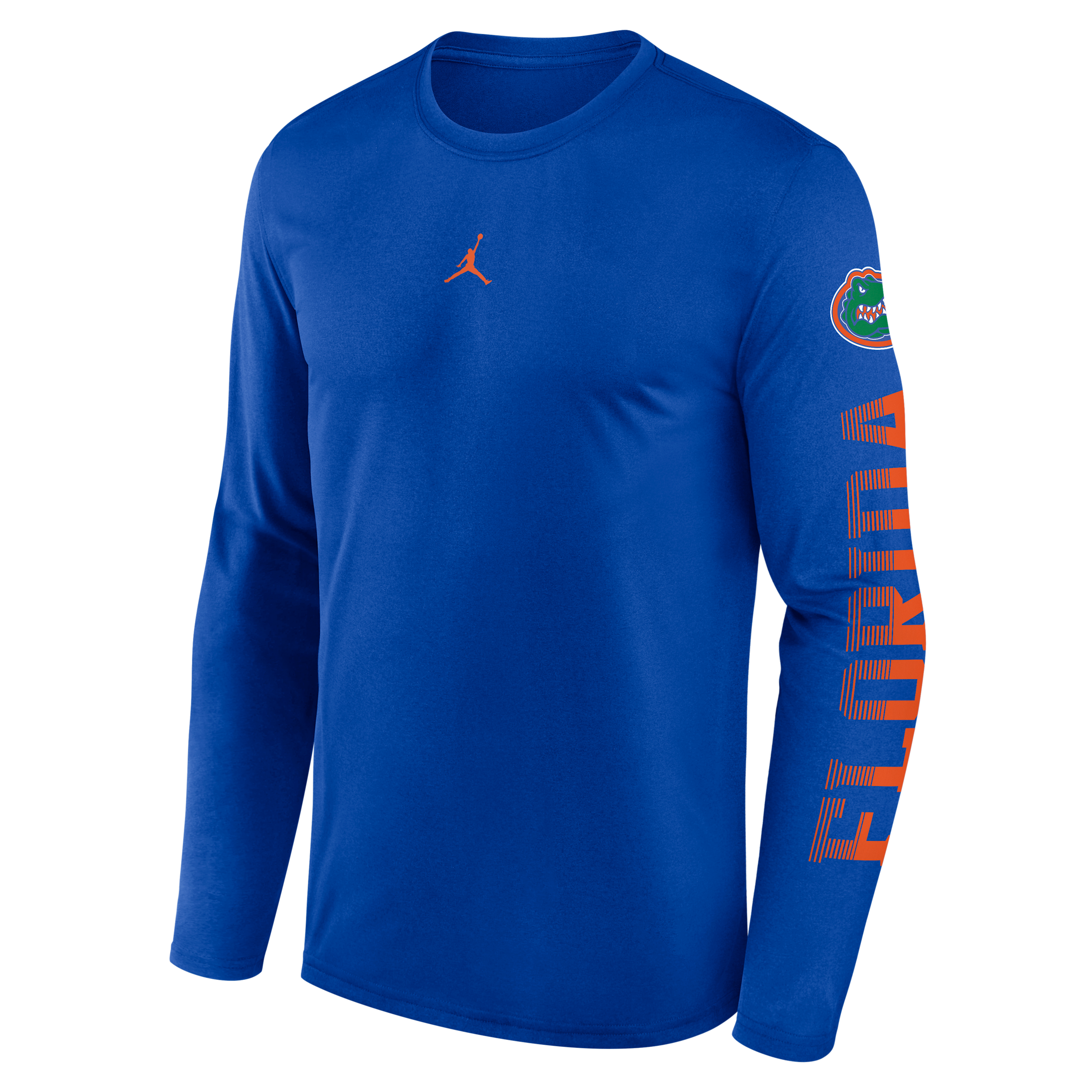 Men's Florida Primetime Legend Jordan Brand Dri-FIT College Long-Sleeve T-Shirt in Blue | NJGT4EVUFN-EKV