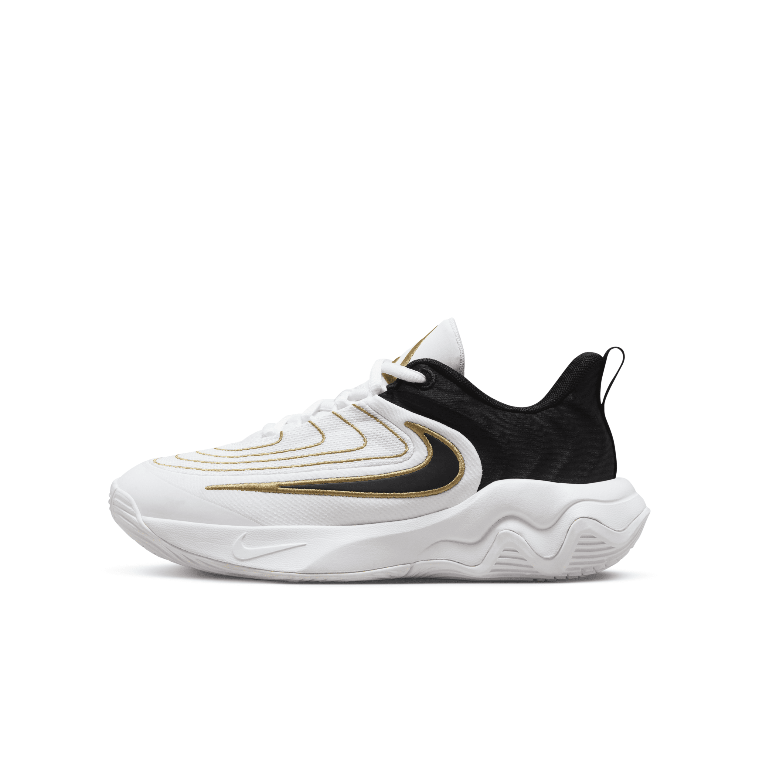Nike Giannis Immortality 4 Big Kids' Basketball Shoes In White