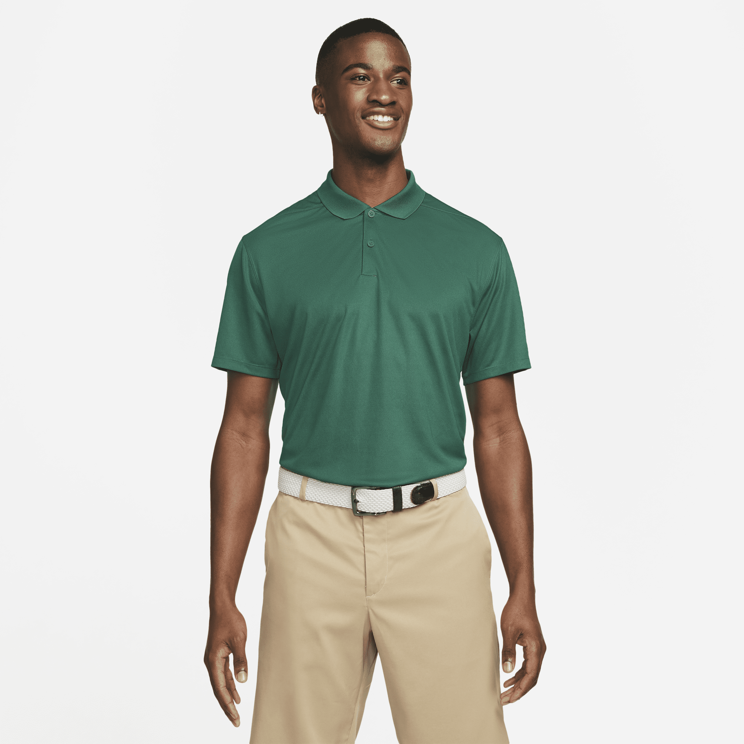 Shop Nike Men's Dri-fit Victory Golf Polo In Green