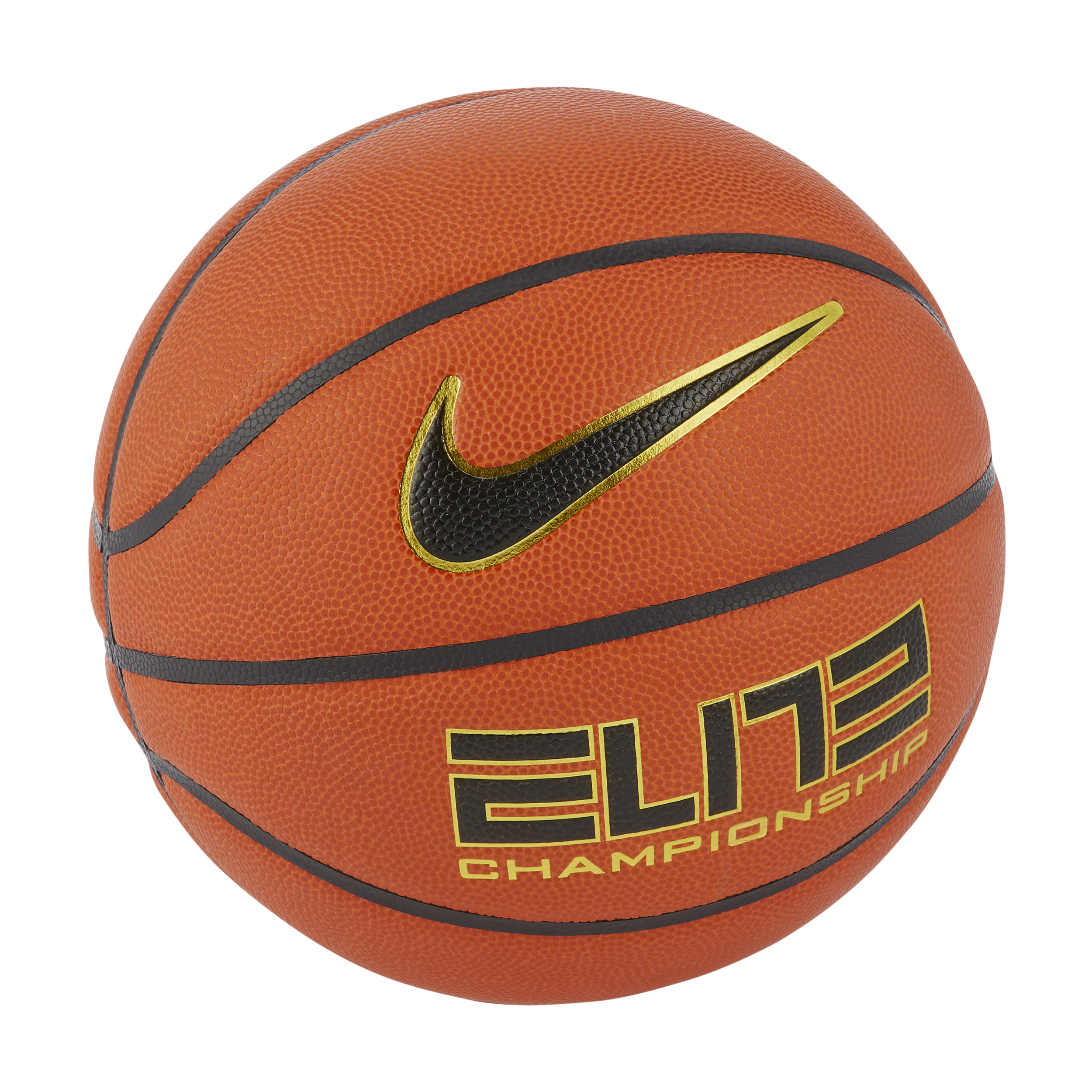 Champion Mens Nike Team Elite ship 8P Basketball NFHS - - Orange / Black / Gold