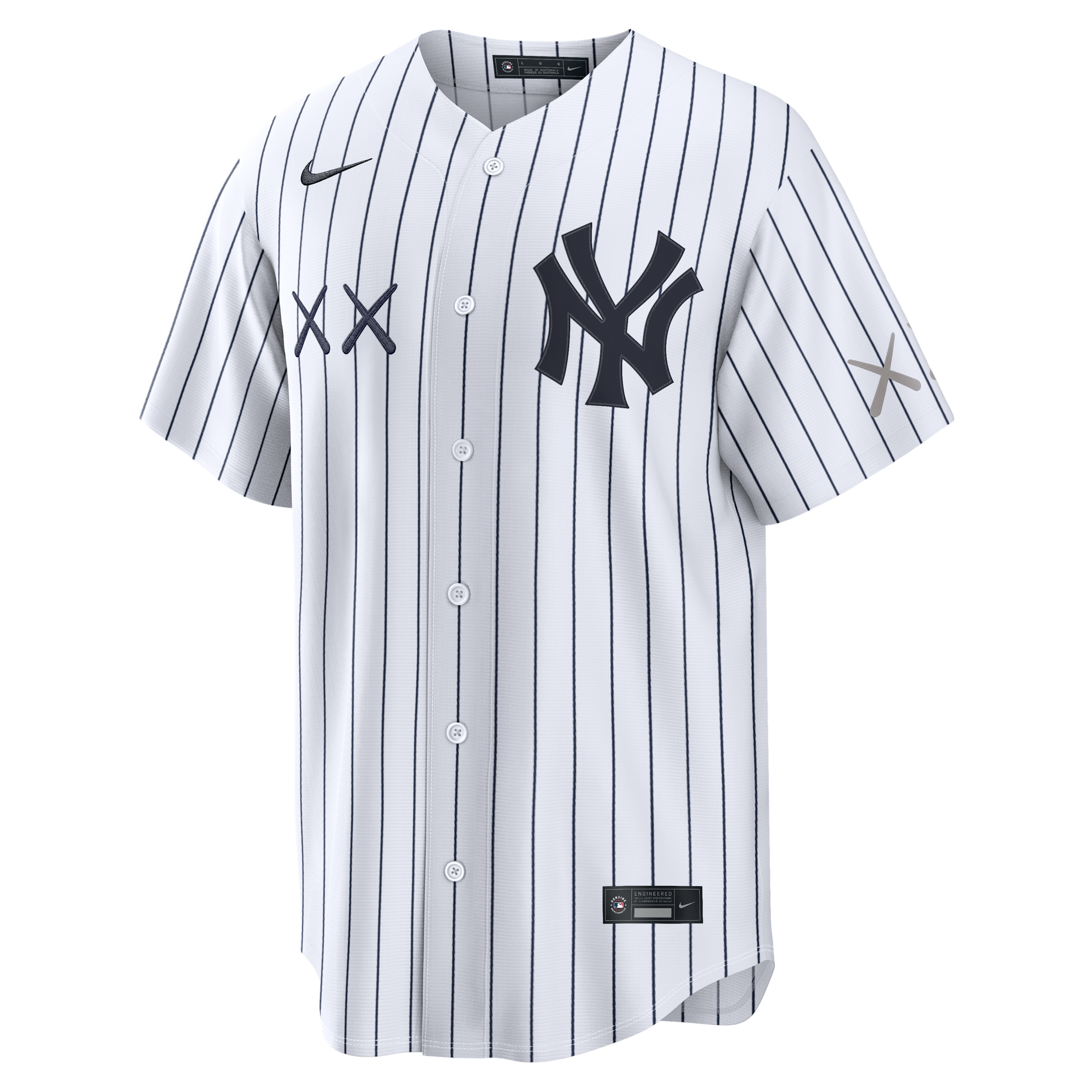 New York Yankees Nike Men's x KAWS MLB Stadium Jersey in White | RE260MG1KA2-UUU