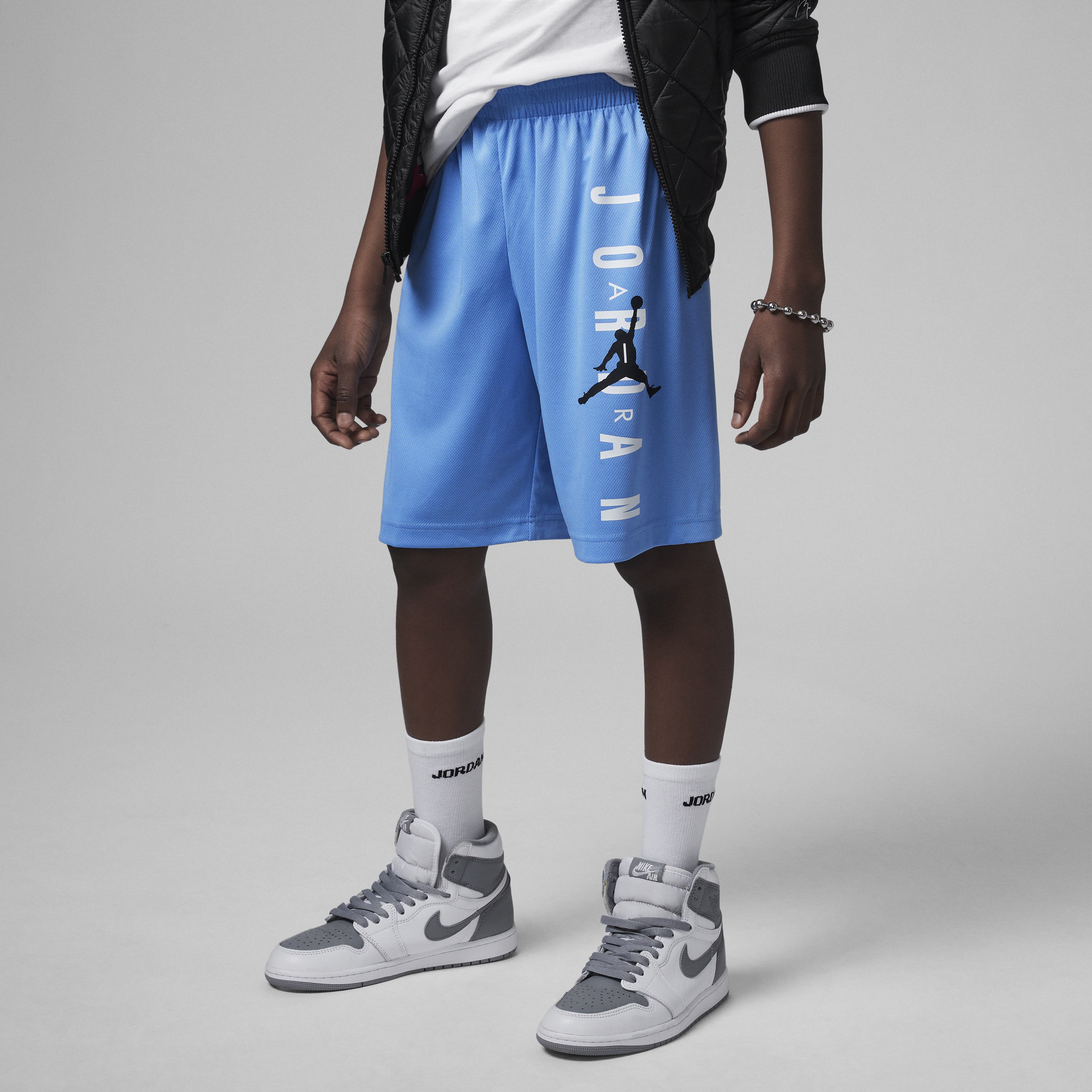 Jordan Air  Big Kids' (boys') Mesh Shorts In White
