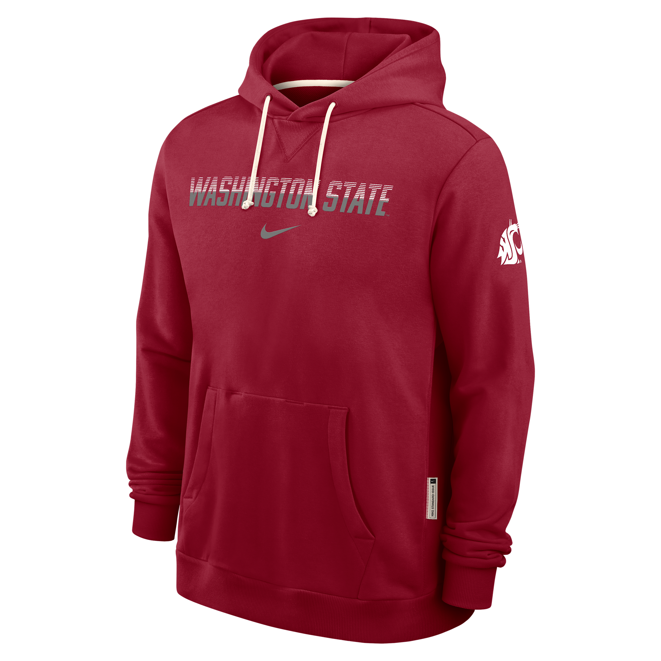 Washington State Sideline Nike Men's Dri-FIT Pullover Hoodie in Red | IV9967-644