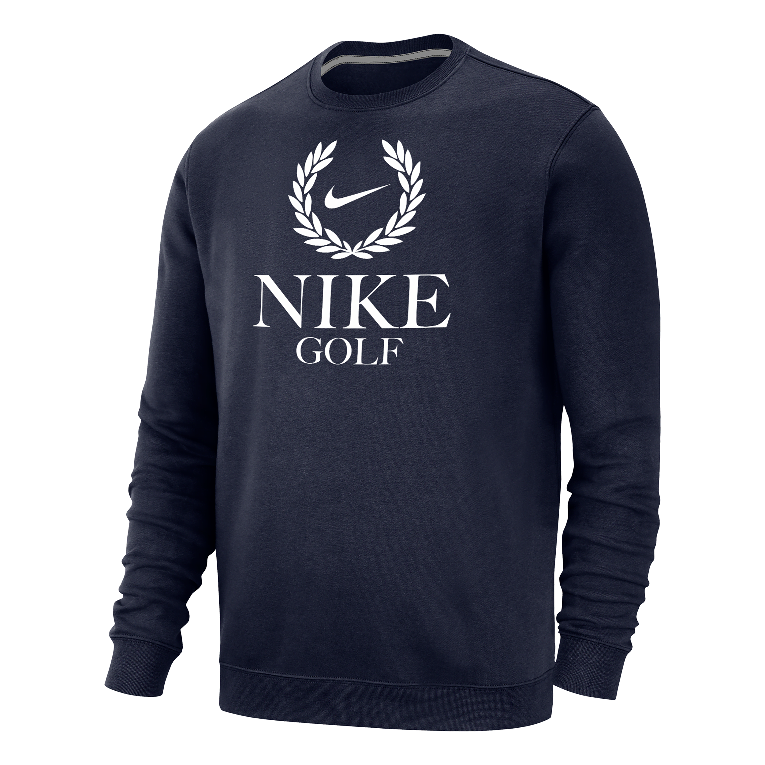 Nike Men's Golf Club Fleece Crew-neck Sweatshirt In Blue