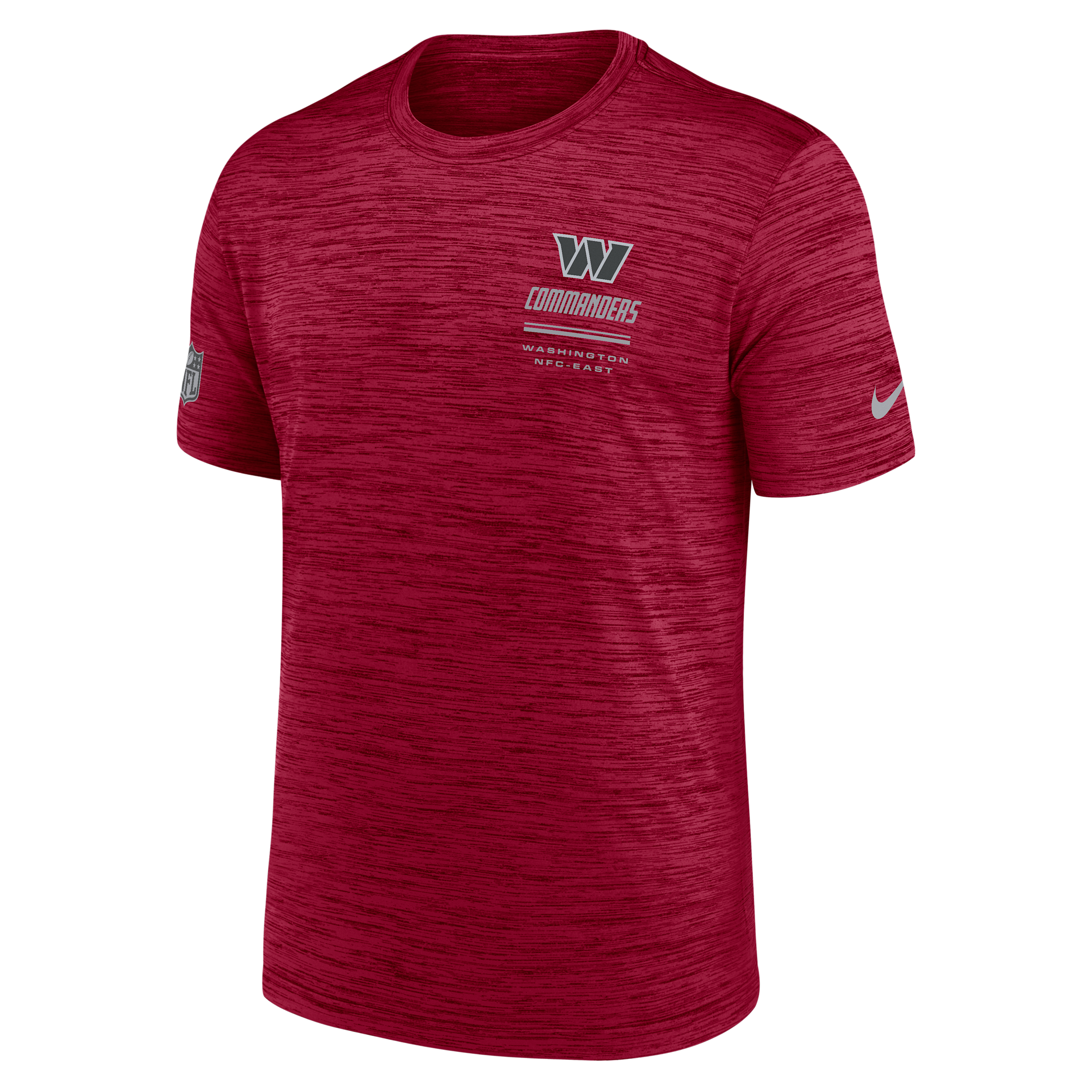 Washington Commanders Sideline Team Issue Velocity Nike Men's Dri-FIT NFL T-Shirt in Red | 02ER67P9E-7VD