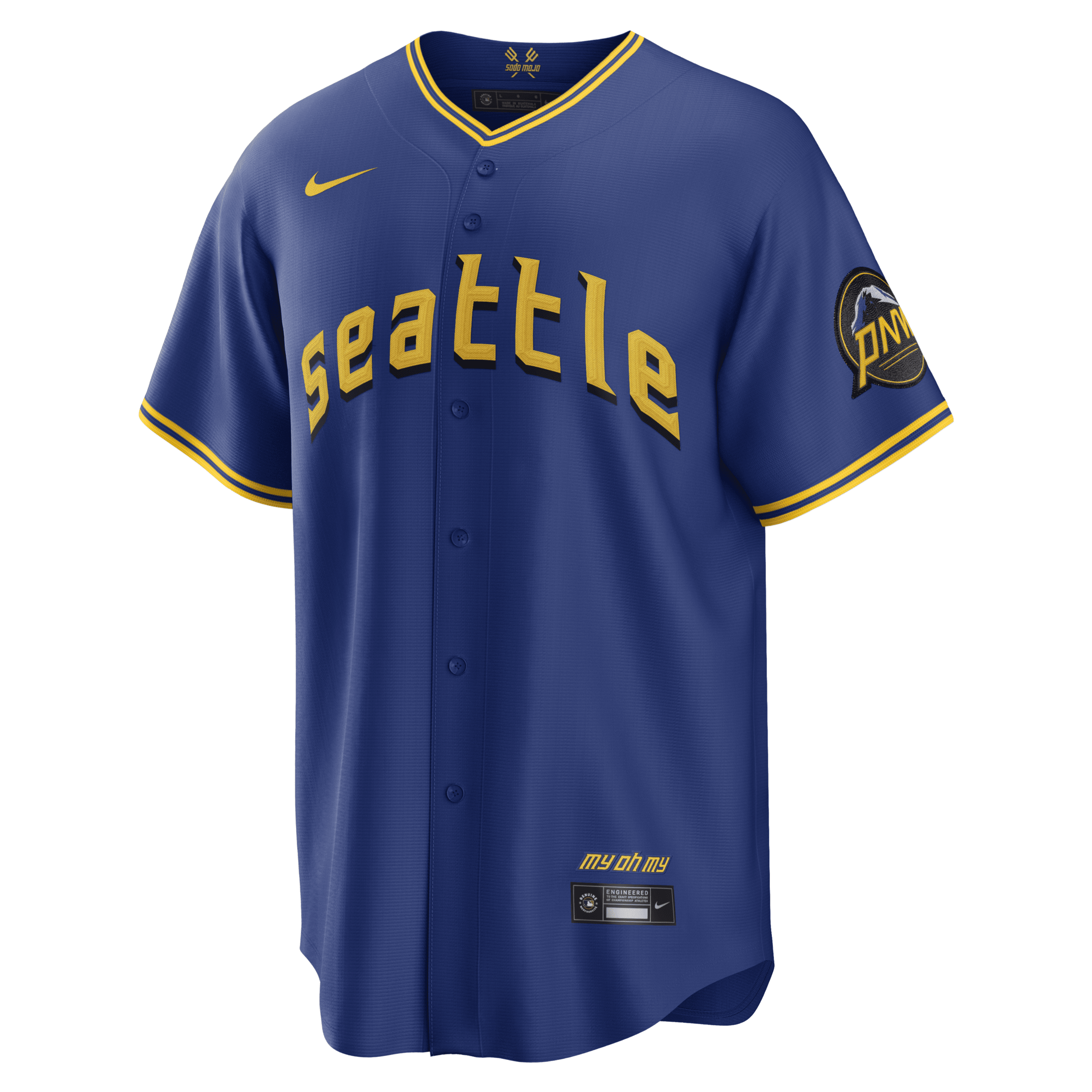 Nike Ken Griffey Jr. Seattle Mariners City Connect  Men's Dri-fit Adv Mlb Limited Jersey In Blue