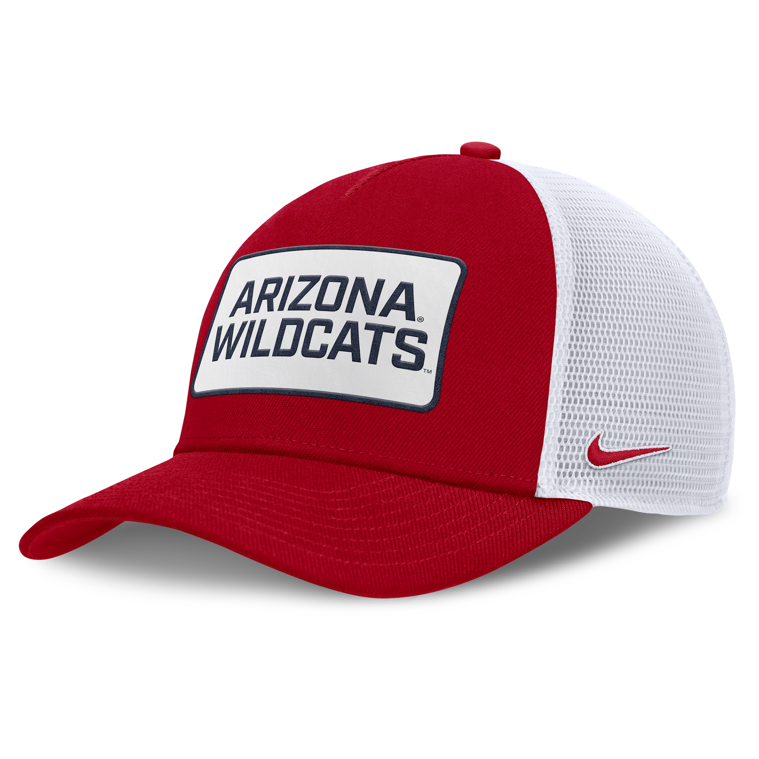 Nike Red/white Arizona Wildcats 2025 On-field Rise Patch Trucker Adjustable Hat In Red