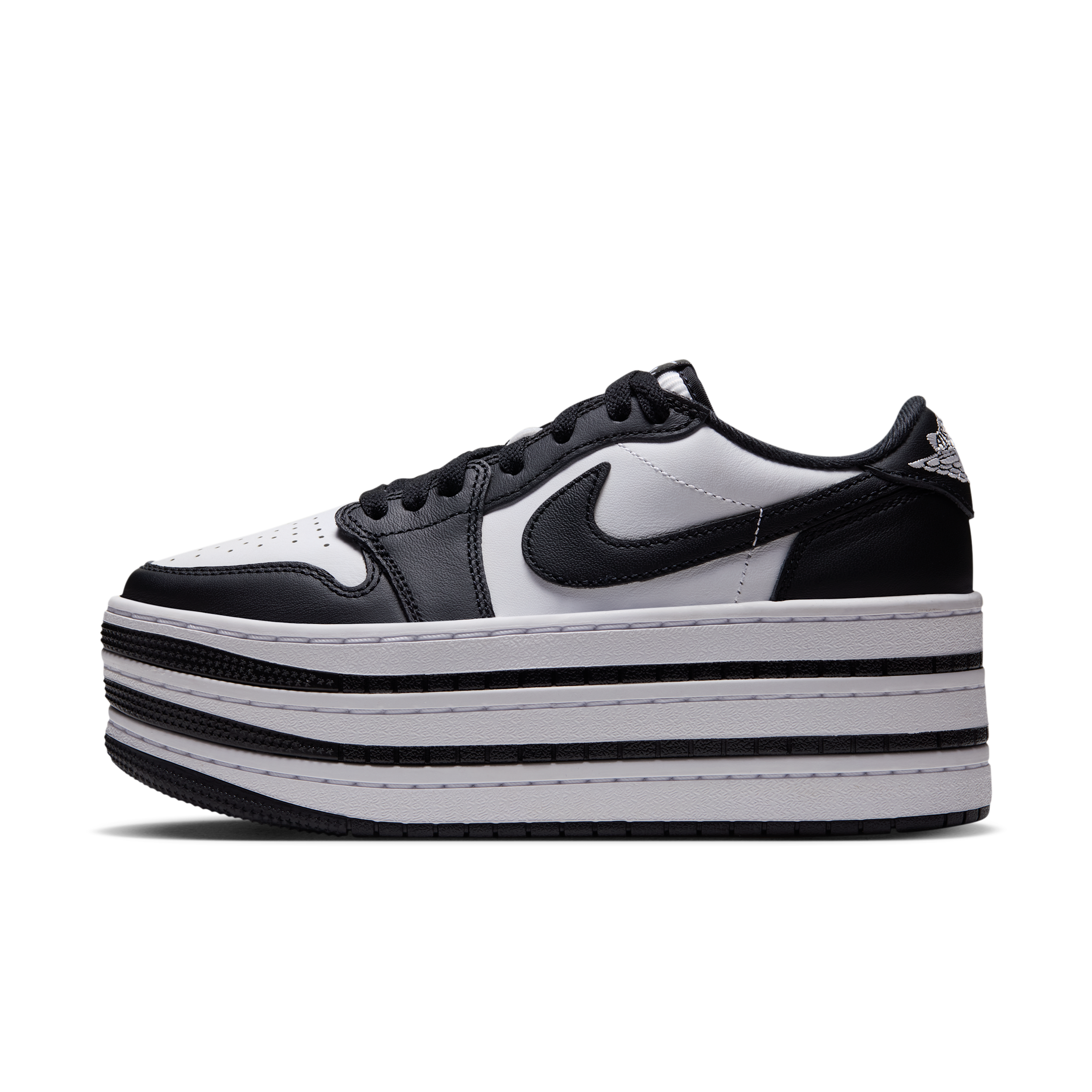 Women's Air Jordan 1 Triple Stack Shoes in Black | HV8288-002
