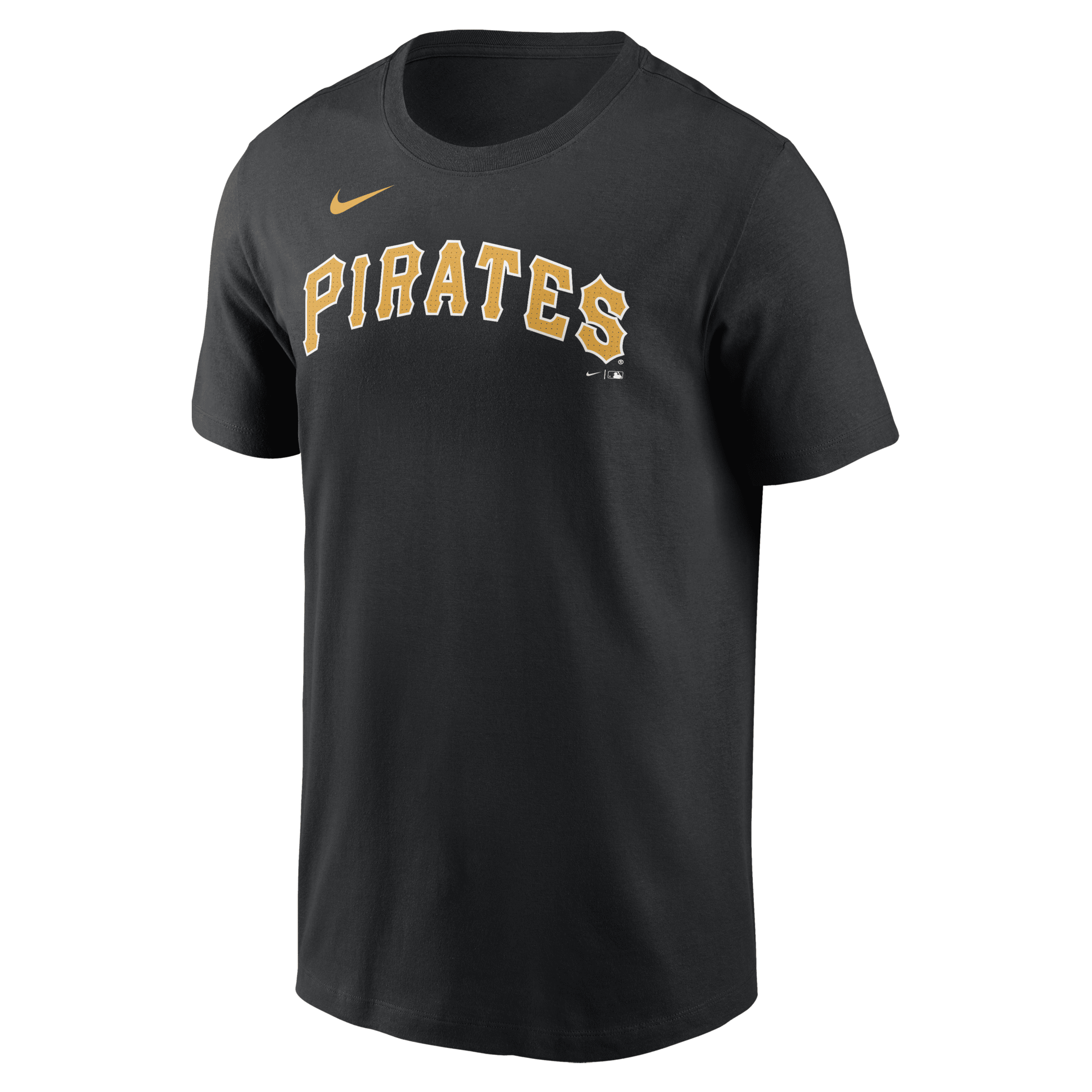 Shop Nike Pittsburgh Pirates Fuse Wordmark  Men's Mlb T-shirt In Black