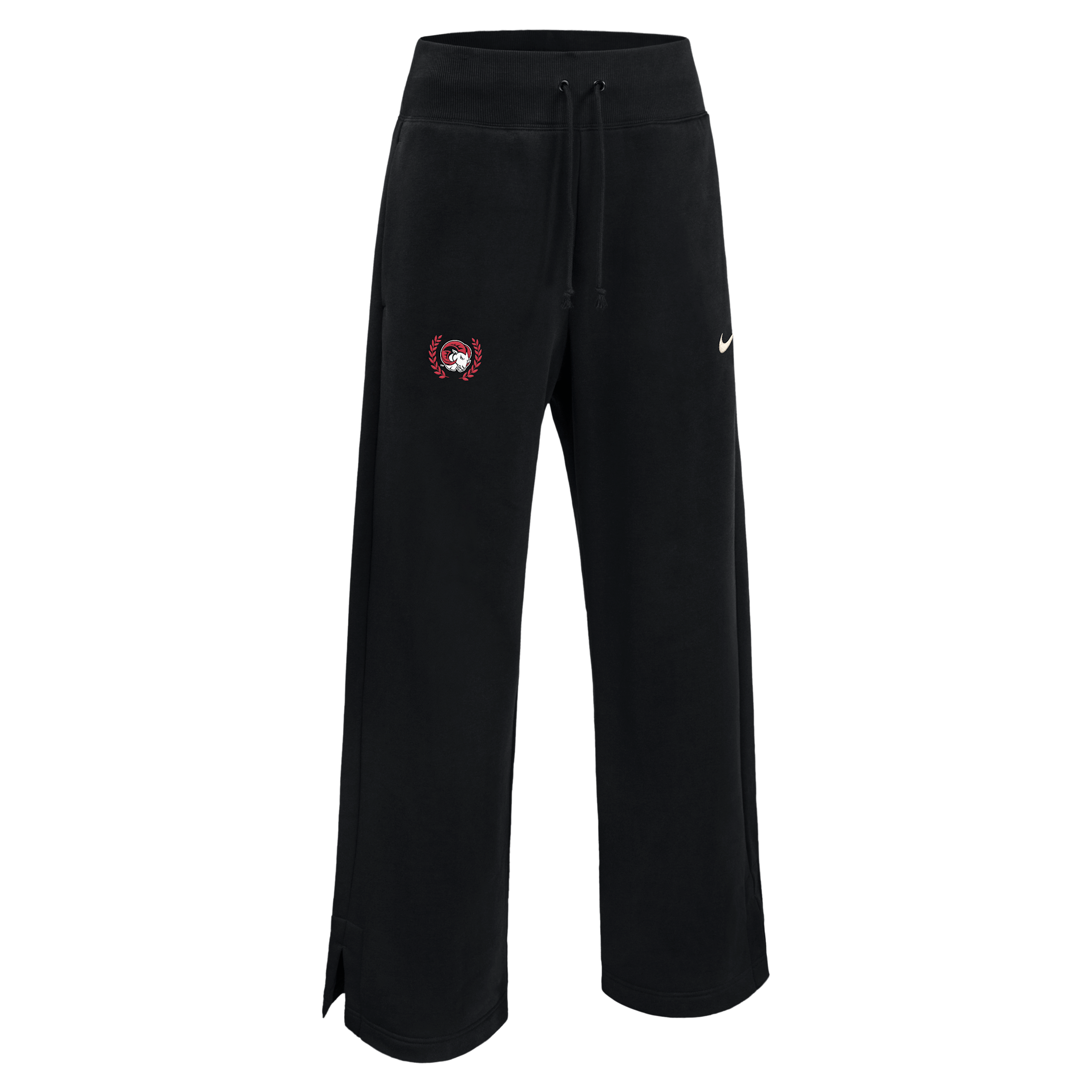 Nike Women's College (Winston-Salem State) Phoenix Fleece Pants in Black | ZW75929WISA26-BLK