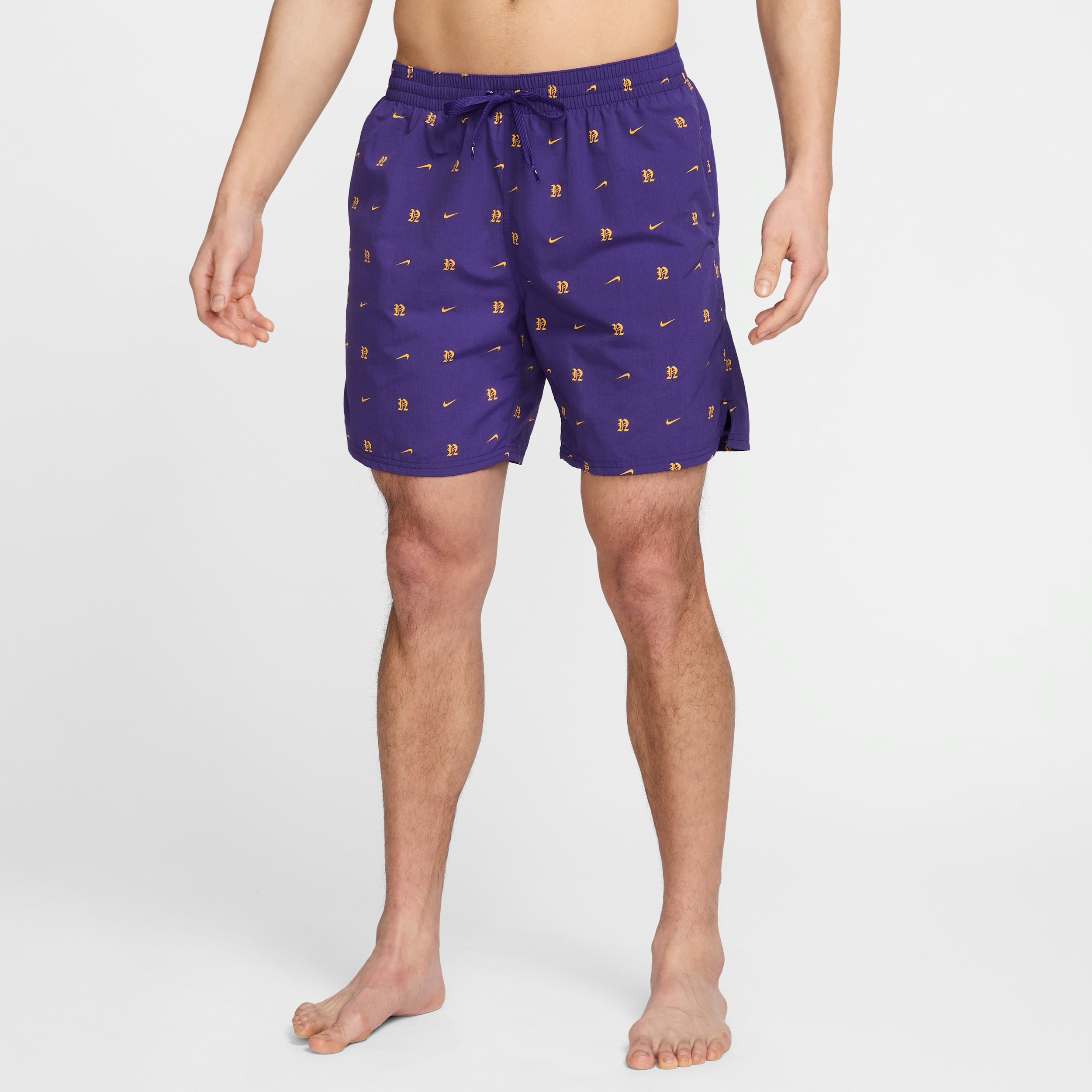 Nike 7-inch Volley Swim Trunks In Purple