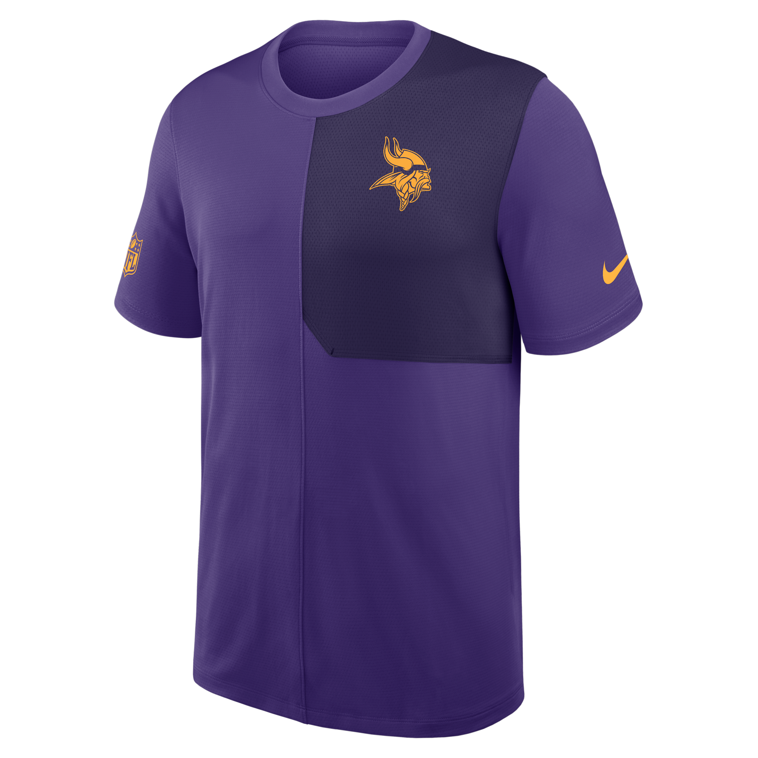 Nike Minnesota Vikings Sideline Coach  Men's Dri-fit Nfl Top In Gold