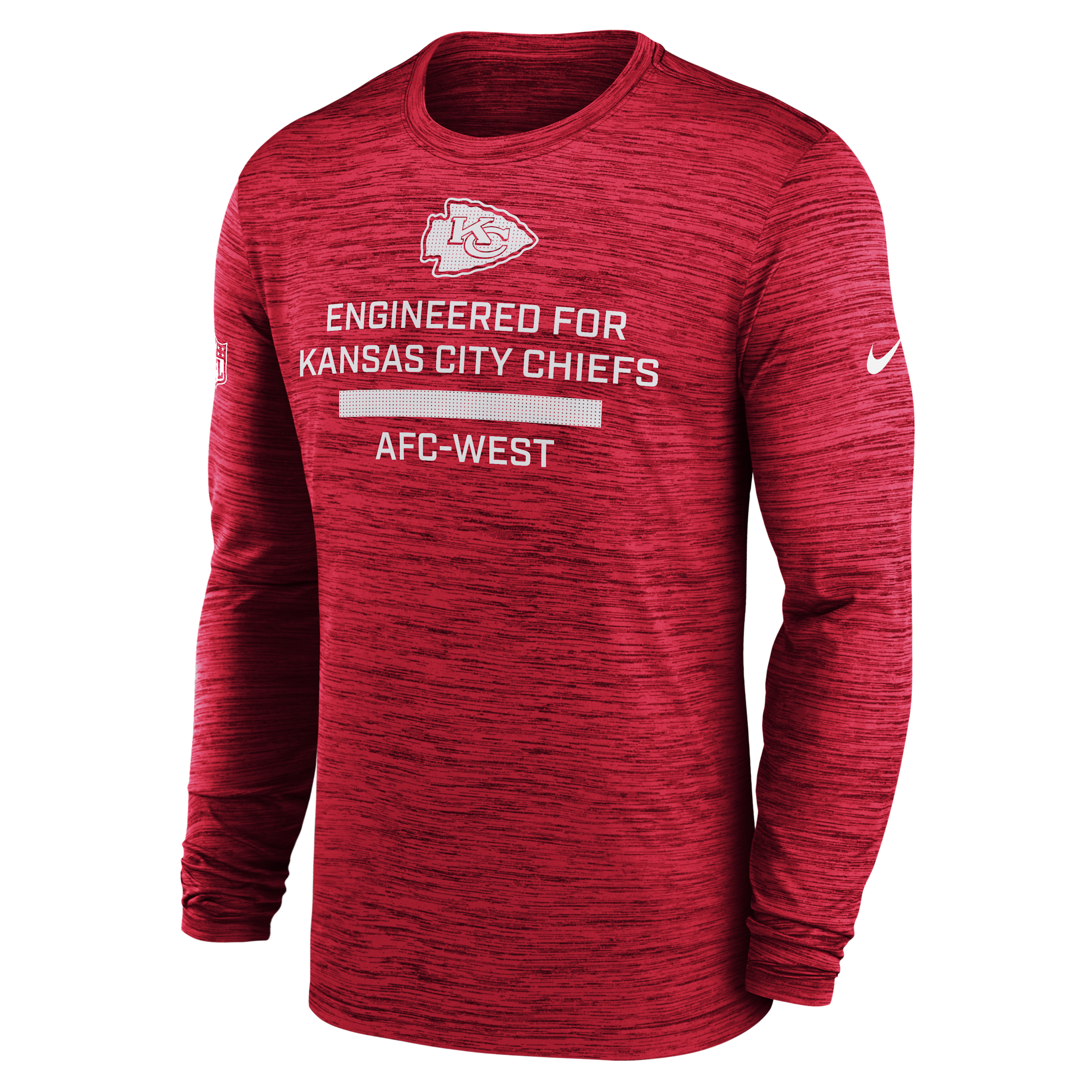 Nike Kansas City Chiefs Sideline Team Issue Velocity  Men's Dri-fit Nfl Long-sleeve T-shirt In Gold