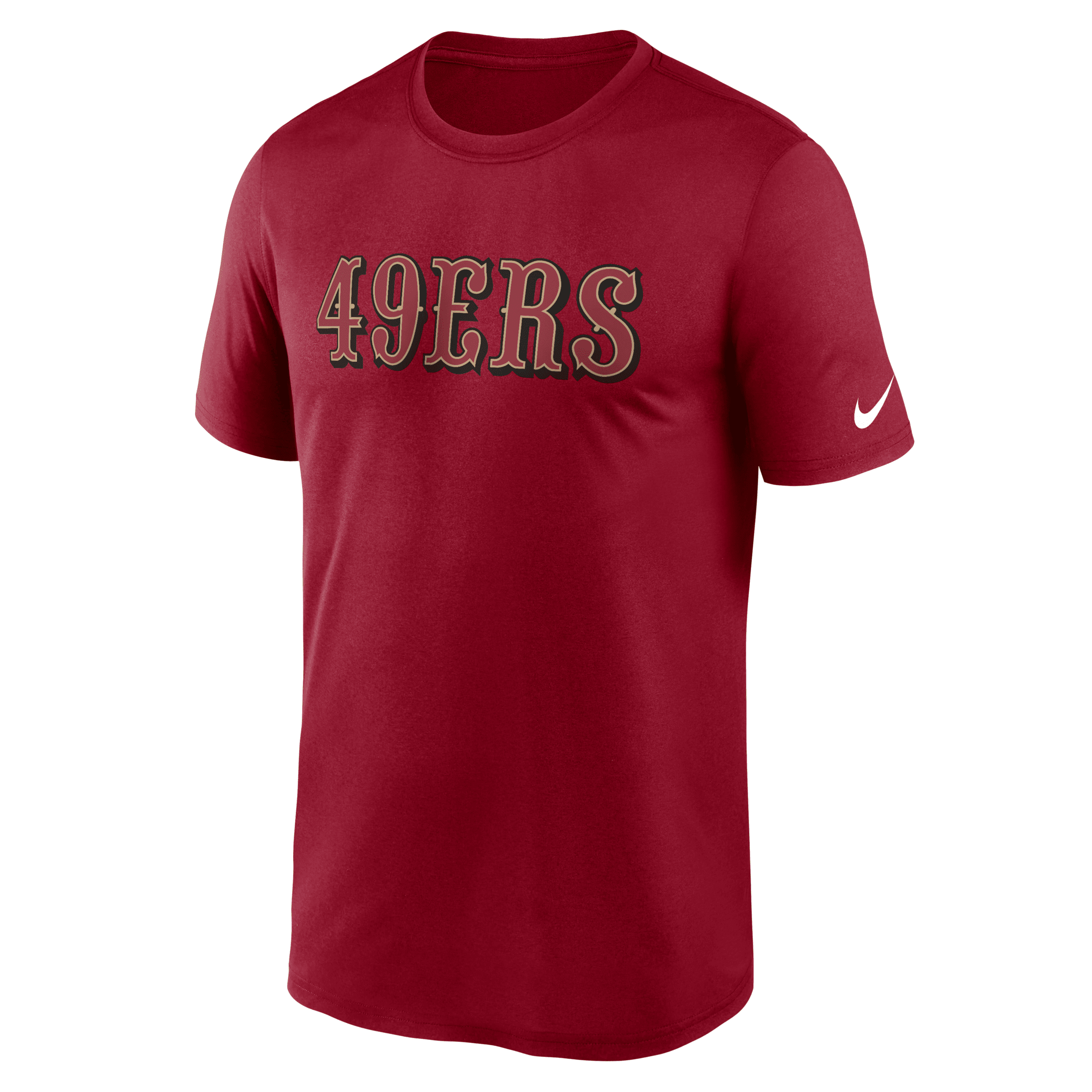 Nike Scarlet San Francisco 49ers Legend Wordmark Performance T-shirt In Red