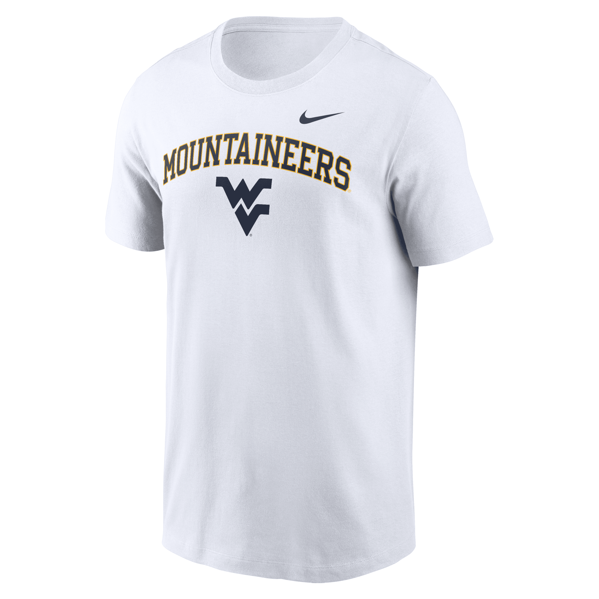 Nike Men's White West Virginia Mountaineers Blitz 2-hit T-shirt In White